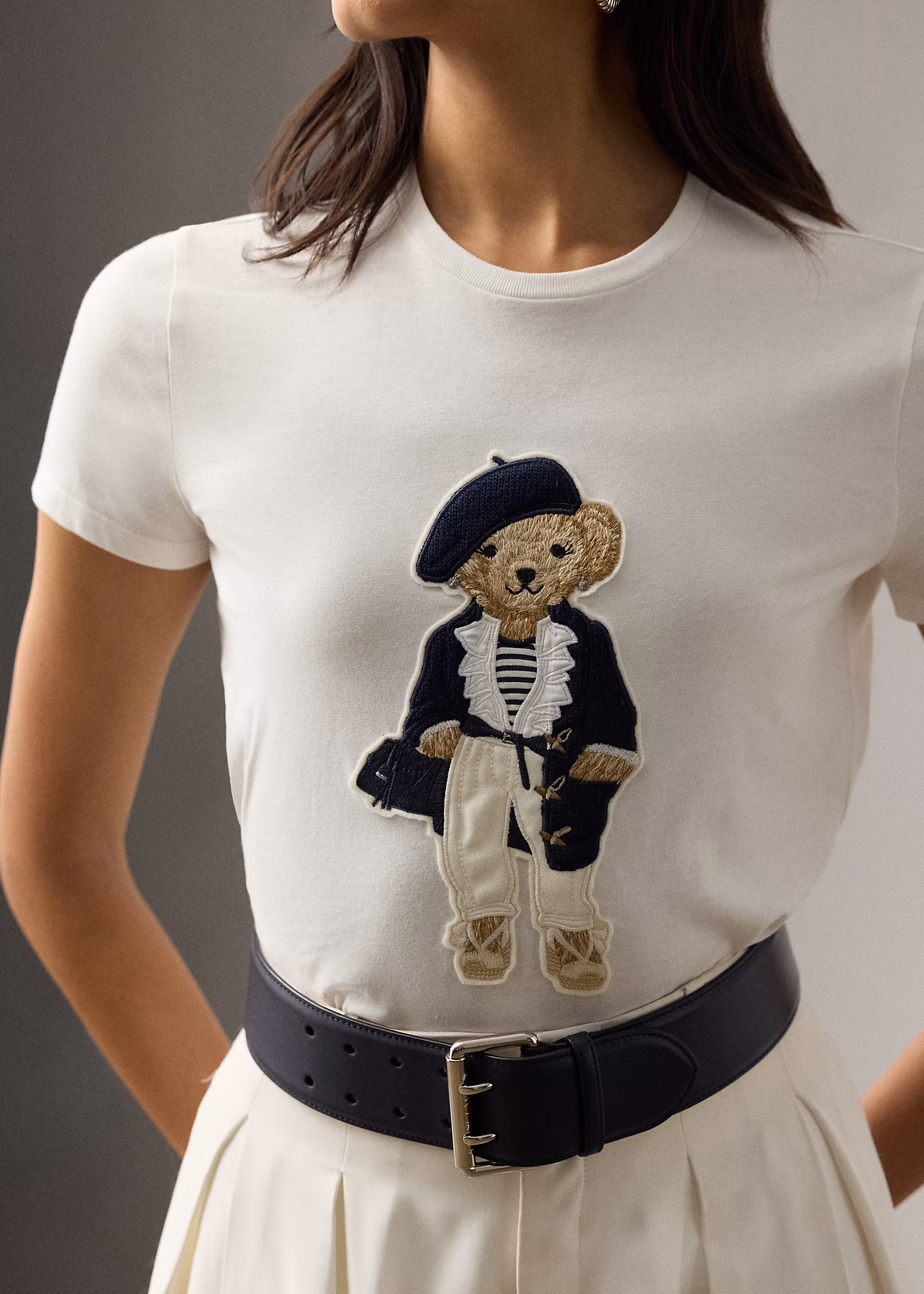 T-Shirt mit Pre-Spring Polo Bear - RALPH LAUREN OUTLET