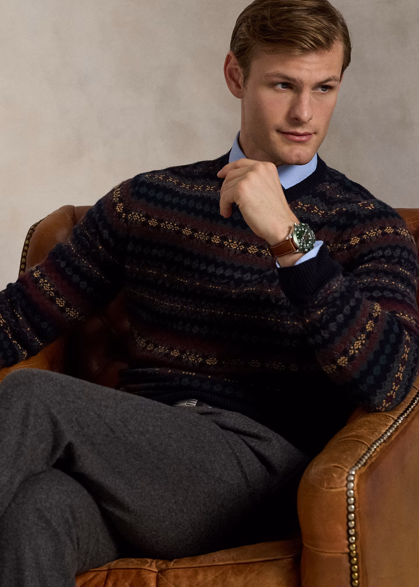 Wollpullover mit Fair-Isle-Muster - RALPH LAUREN OUTLET