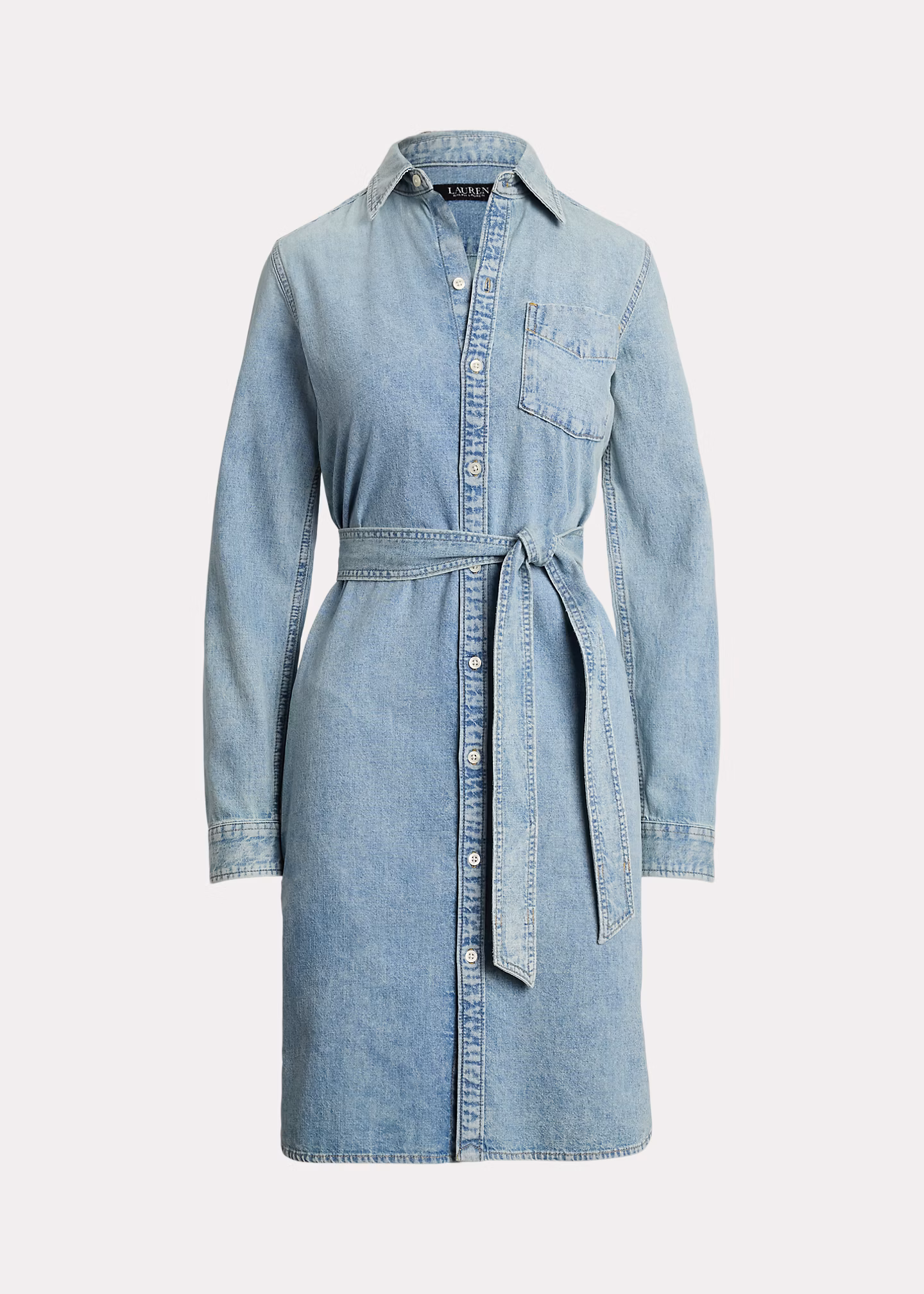 Denim-Hemdkleid mit Gürtel - RALPH LAUREN OUTLET