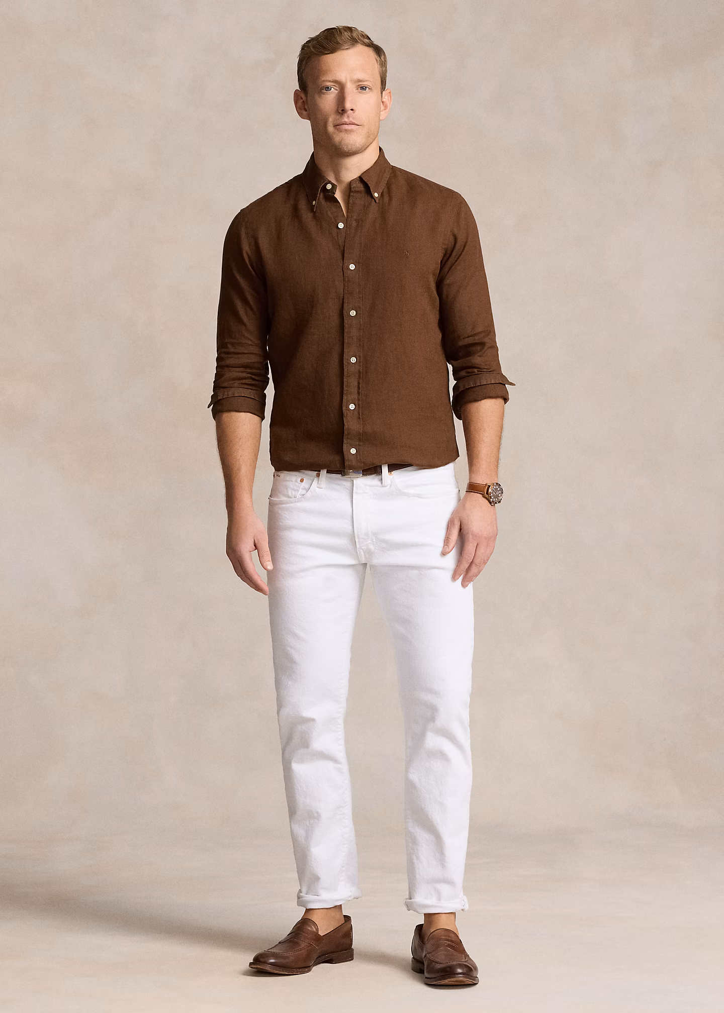 Custom-Fit Leinenhemd - RALPH LAUREN OUTLET