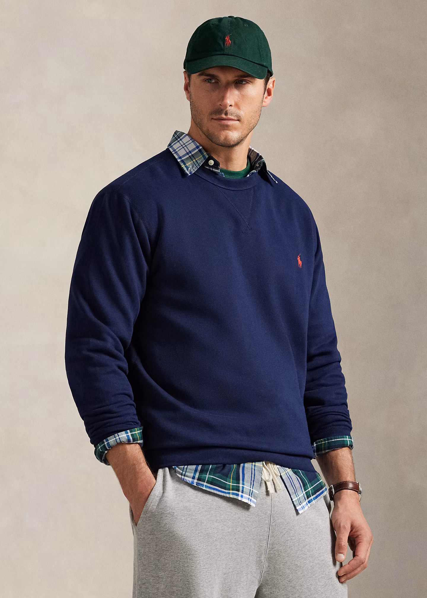 Das Sweatshirt RL aus Fleece - RALPH LAUREN OUTLET