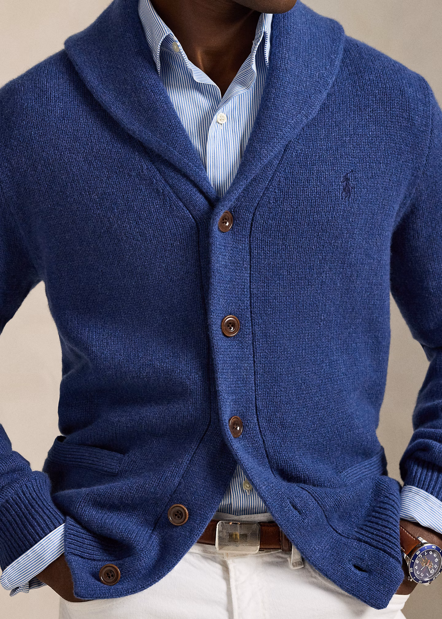 Strickjacke mit Schalkragen - RALPH LAUREN OUTLET