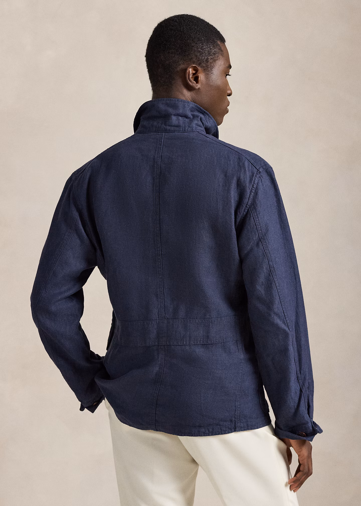 Utility-Jacke aus Fischgrat-Leinen - RALPH LAUREN OUTLET