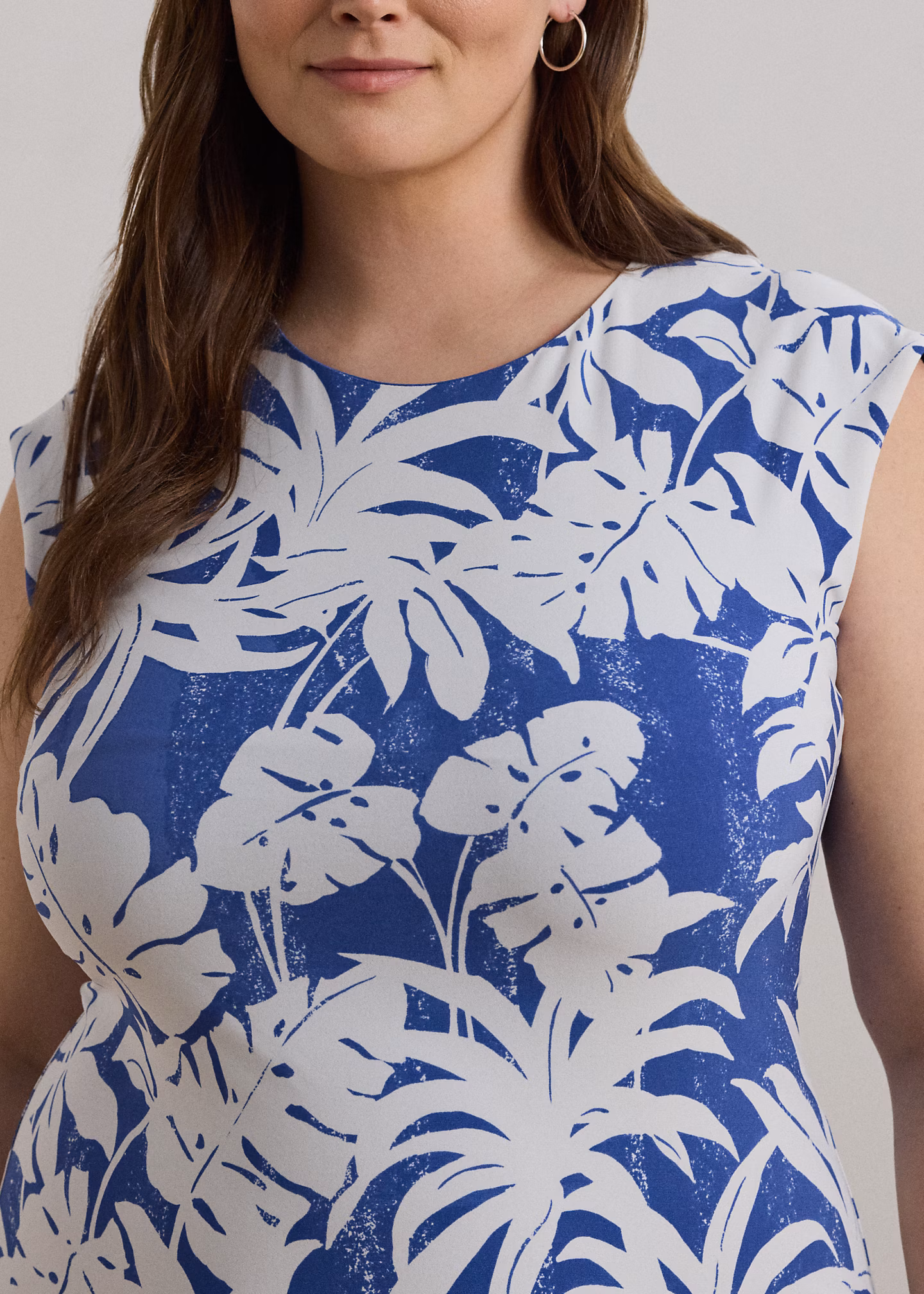 Stretchjerseykleid mit Palmwedel-Druck - RALPH LAUREN OUTLET