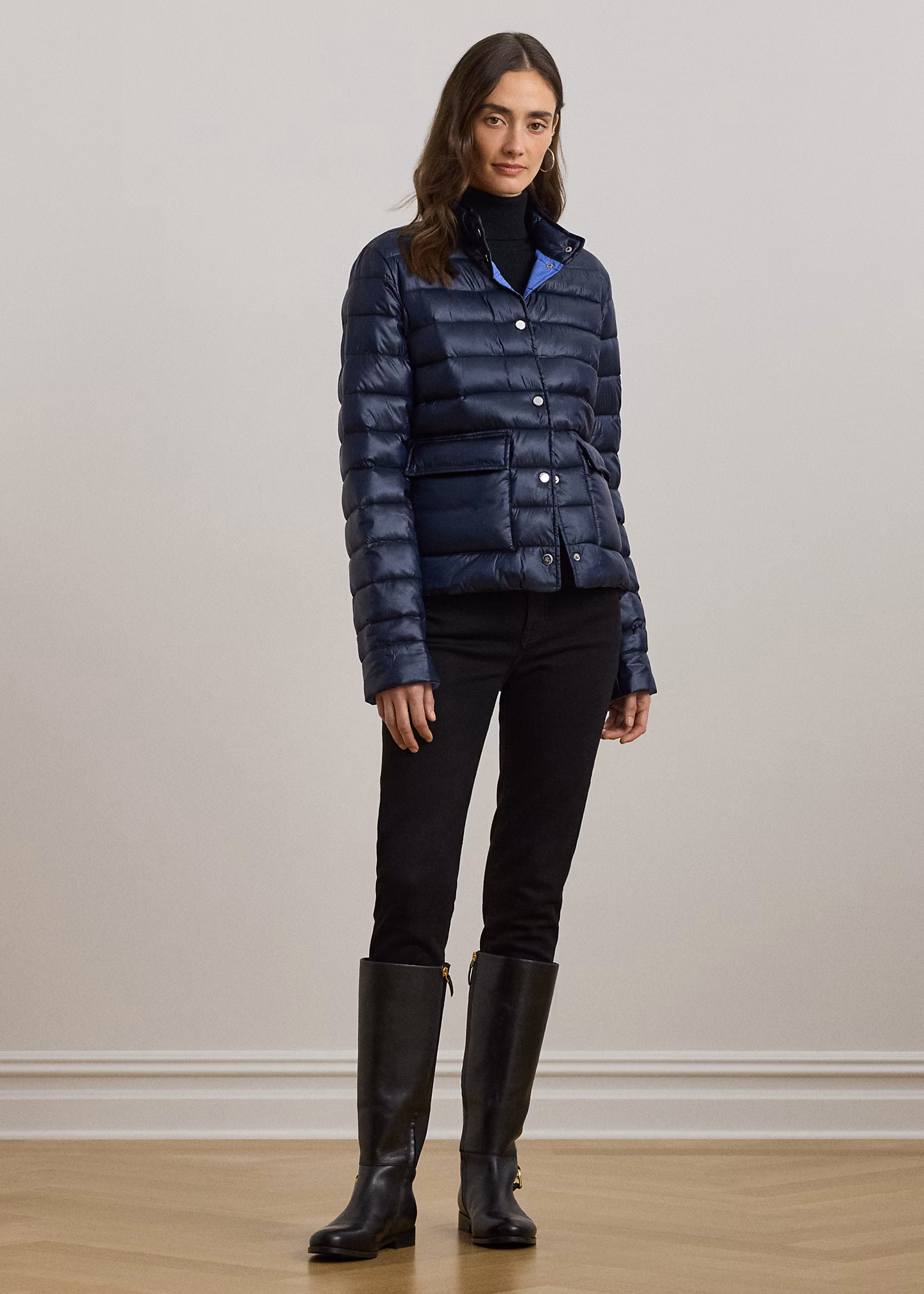 Übergroßer Metallic-Daunenmantel - RALPH LAUREN OUTLET