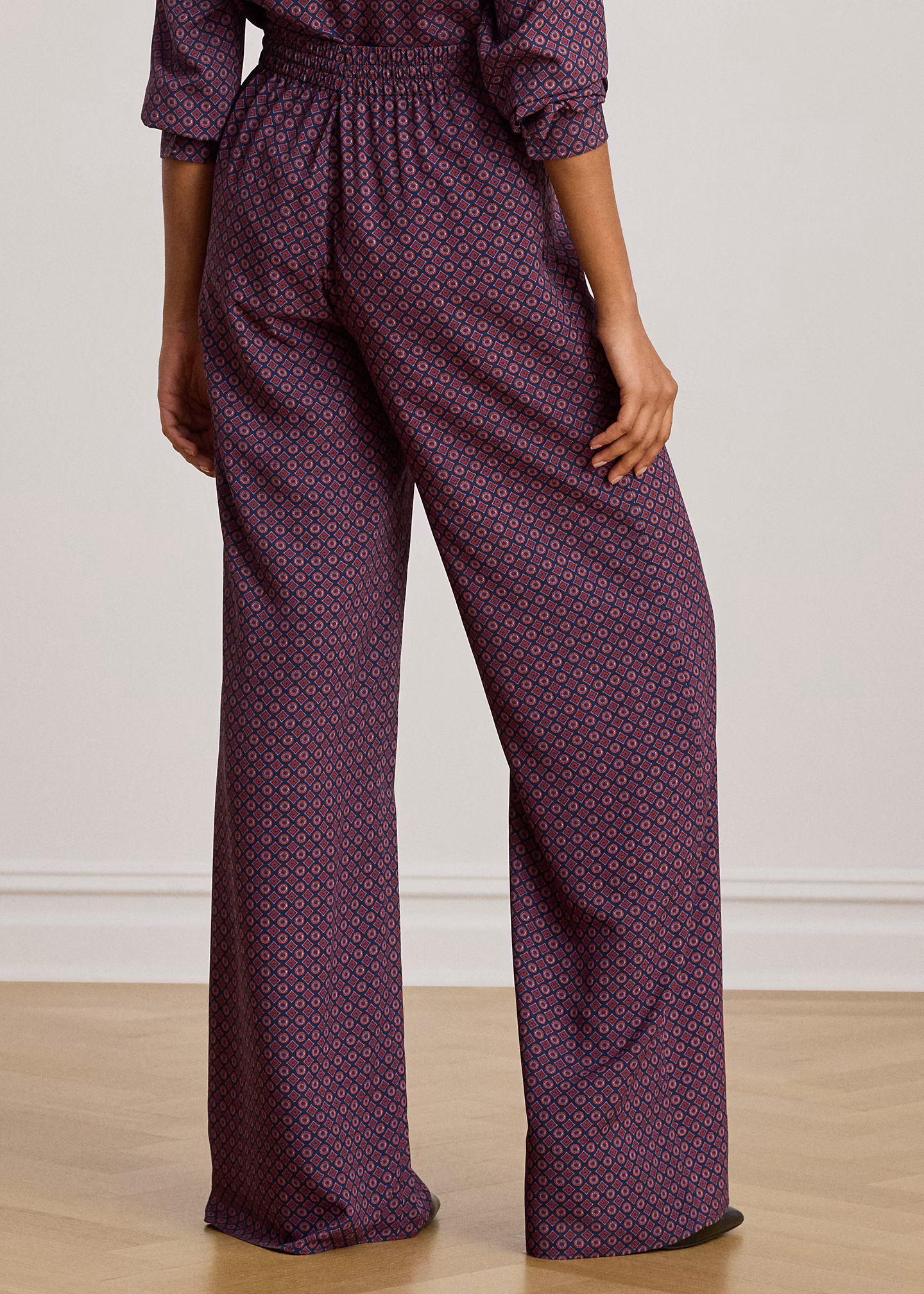 Crêpehose mit Foulard-Print - RALPH LAUREN OUTLET