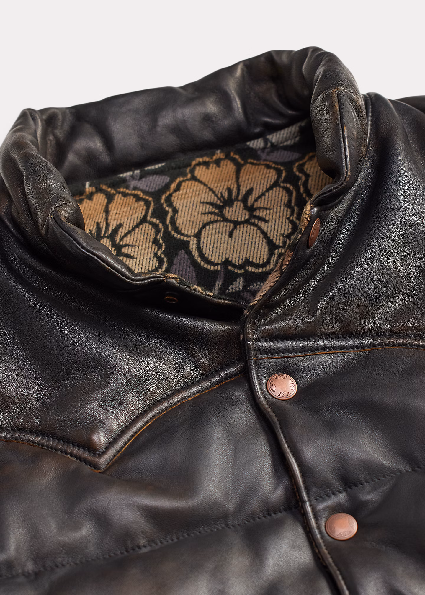 Wendbare Leder-Jacquard-Weste - RALPH LAUREN OUTLET