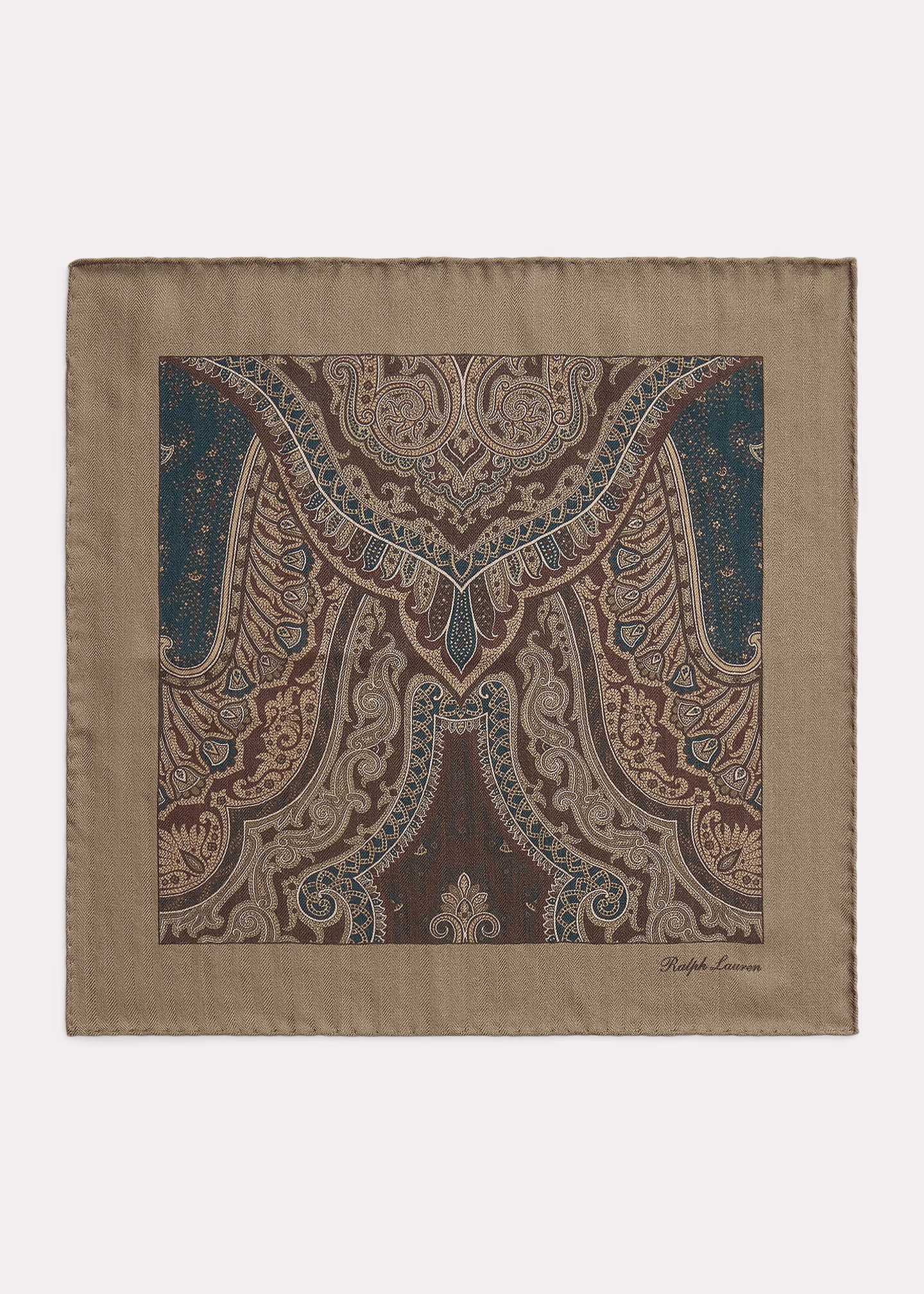 Paisley-Einstecktuch mit Kaschmir - RALPH LAUREN OUTLET