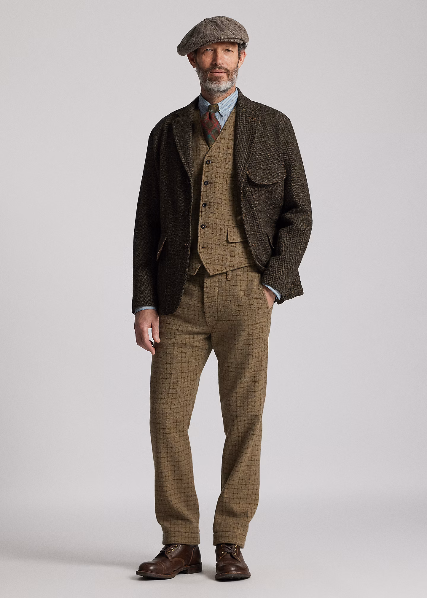 Unstrukturiertes Sakko aus Wolltwill - RALPH LAUREN OUTLET