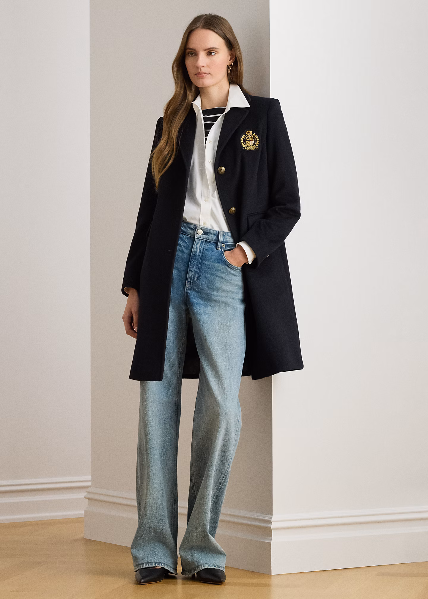 Mantel mit Wappenaufnäher - RALPH LAUREN OUTLET