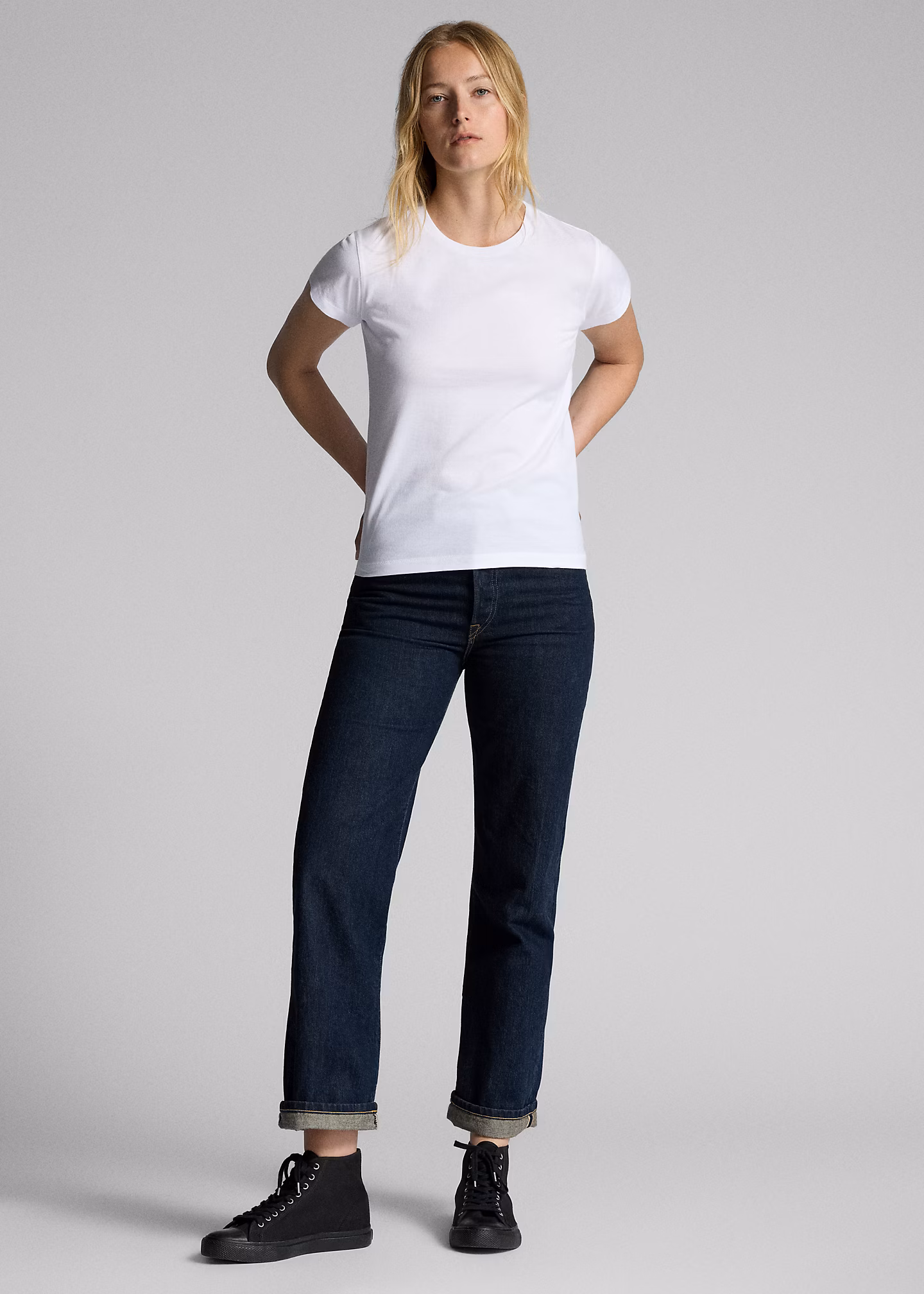 Boy-Fit Jeans mit hohem Bund - RALPH LAUREN OUTLET