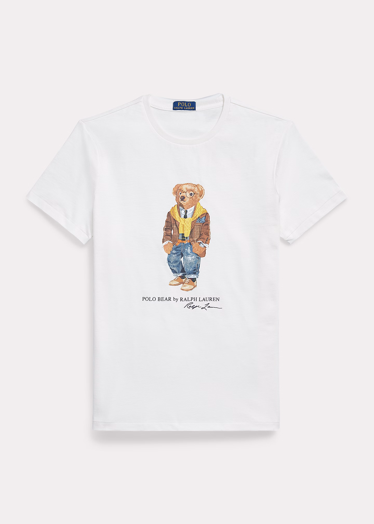 Custom-Slim Jersey-T-Shirt mit Polo Bear - RALPH LAUREN OUTLET