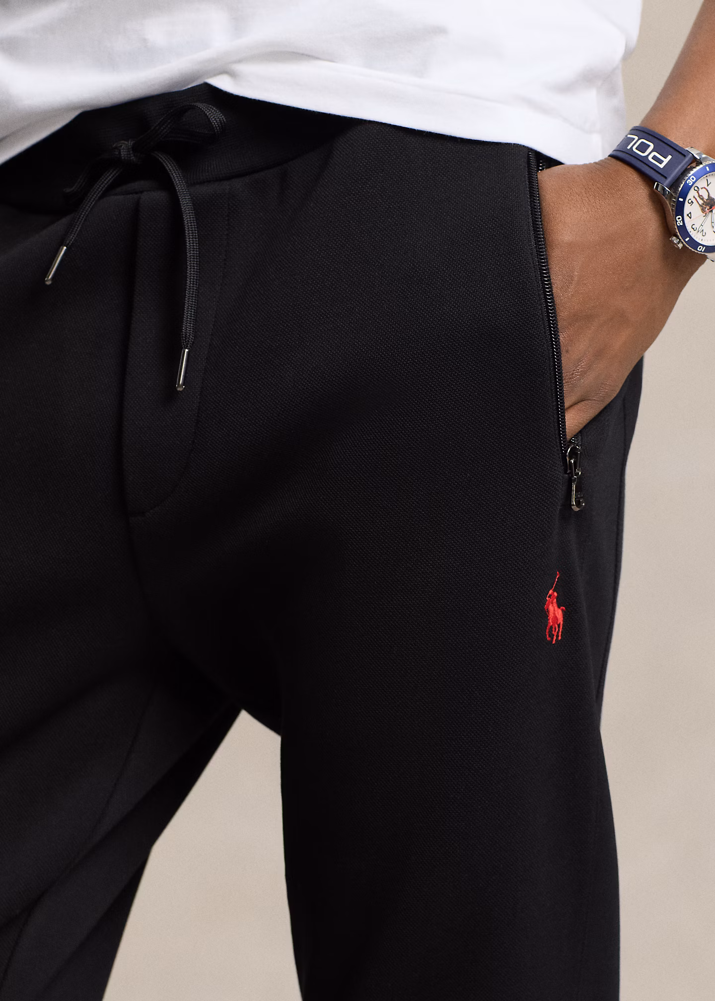 Doppellagige Piqué-Jogginghose - RALPH LAUREN OUTLET