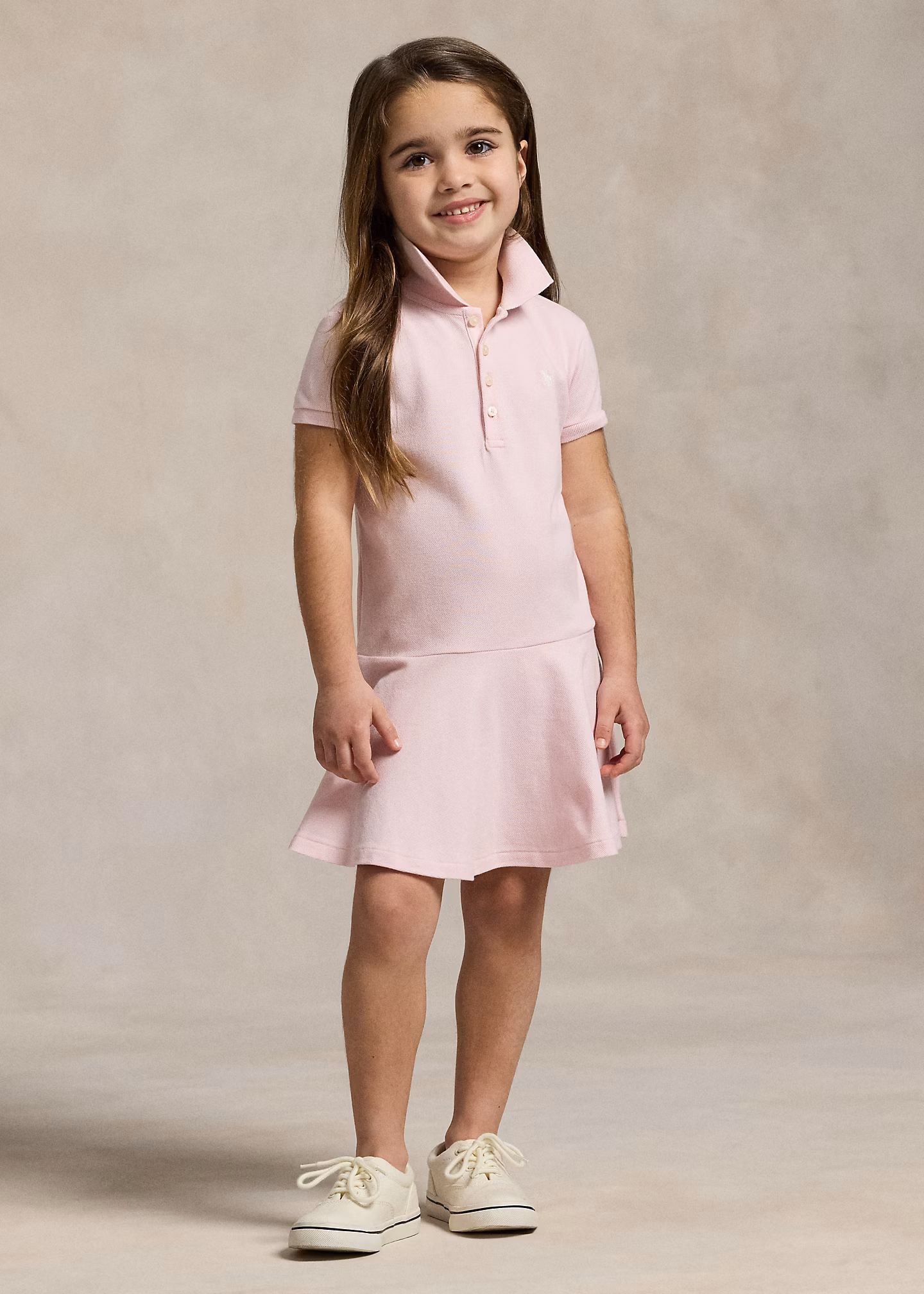 Polokleid aus Stretchpiqué - RALPH LAUREN OUTLET