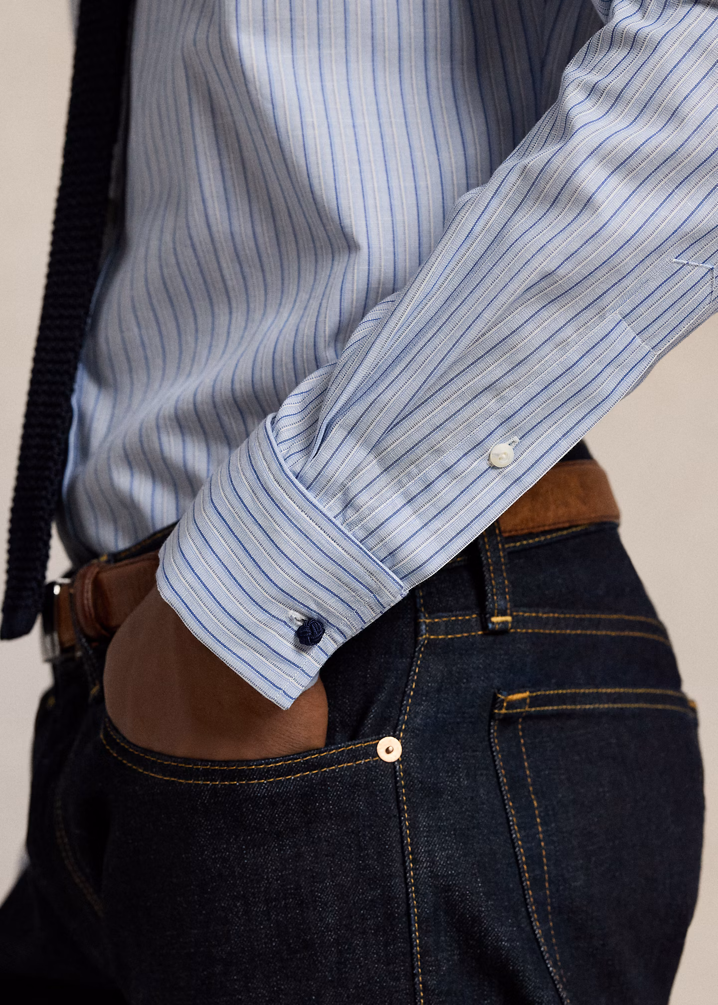 Classic-Fit Hemd mit Umschlagmanschetten - RALPH LAUREN OUTLET