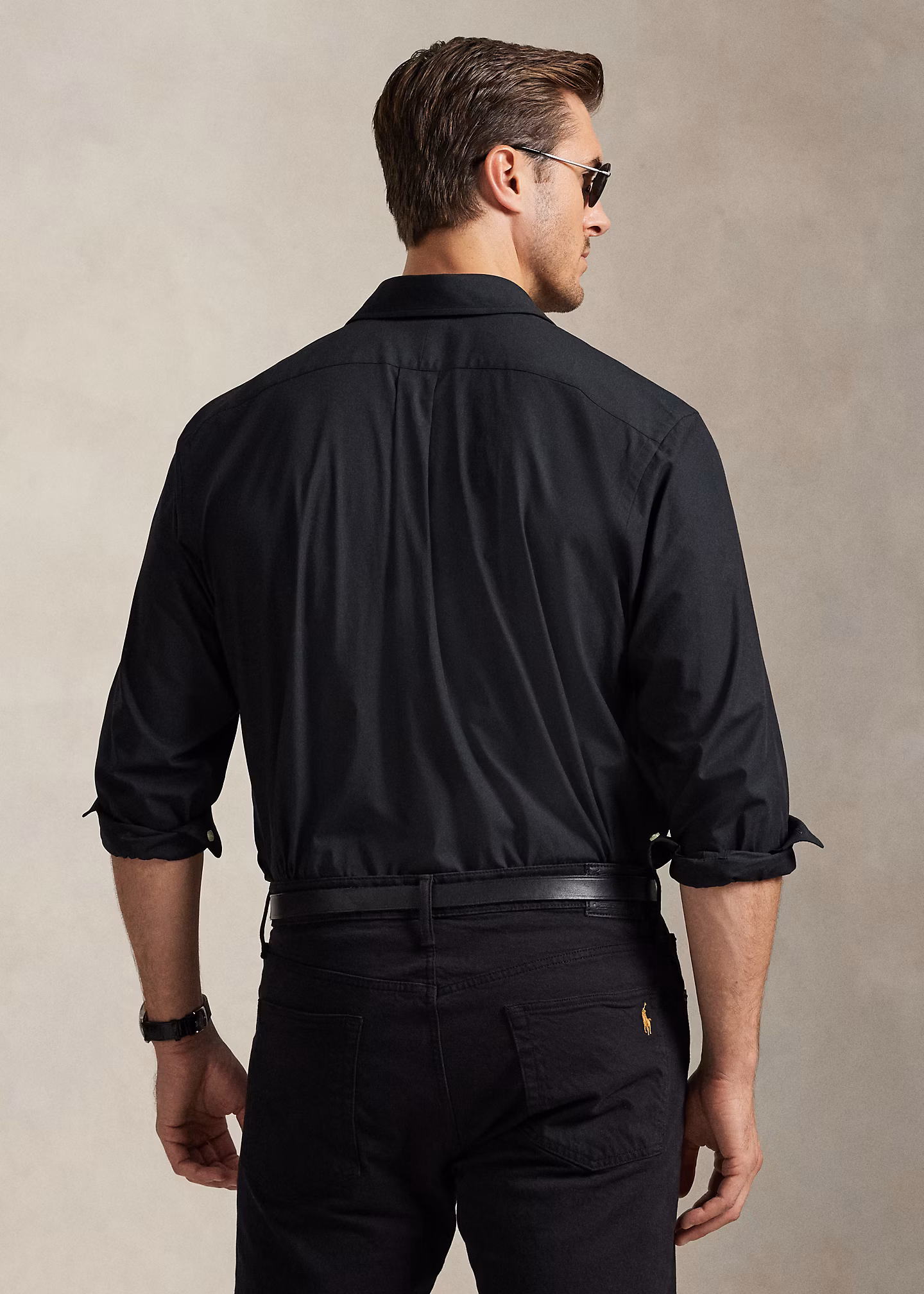 Bluse aus Stretchpopeline - RALPH LAUREN OUTLET