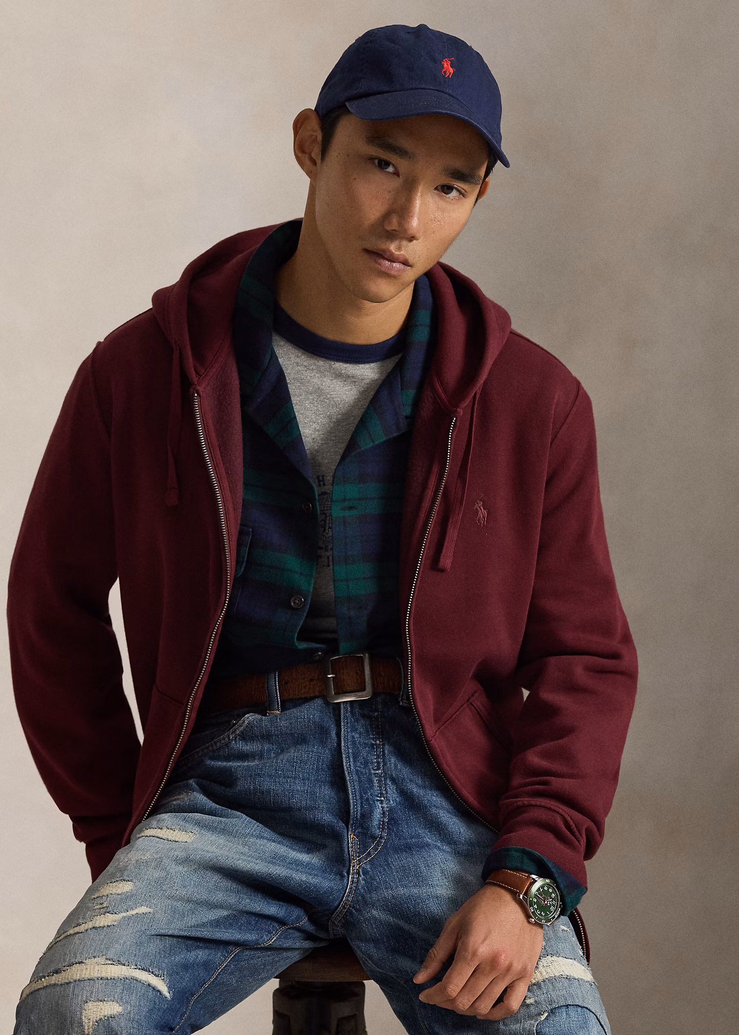 Konfektioniert gefärbte Kapuzenjacke - RALPH LAUREN OUTLET