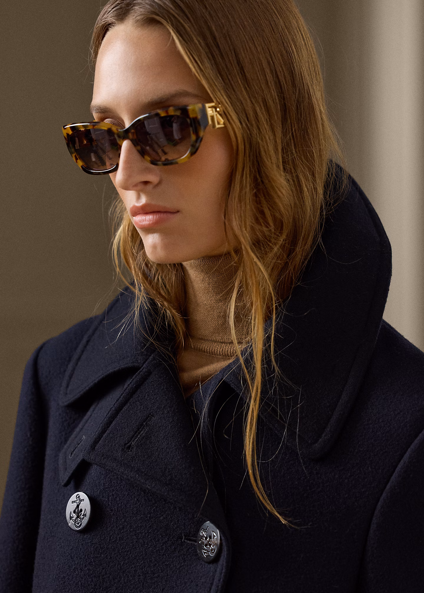 Beidseitiger Woll-Kaschmir-Caban Logan - RALPH LAUREN OUTLET