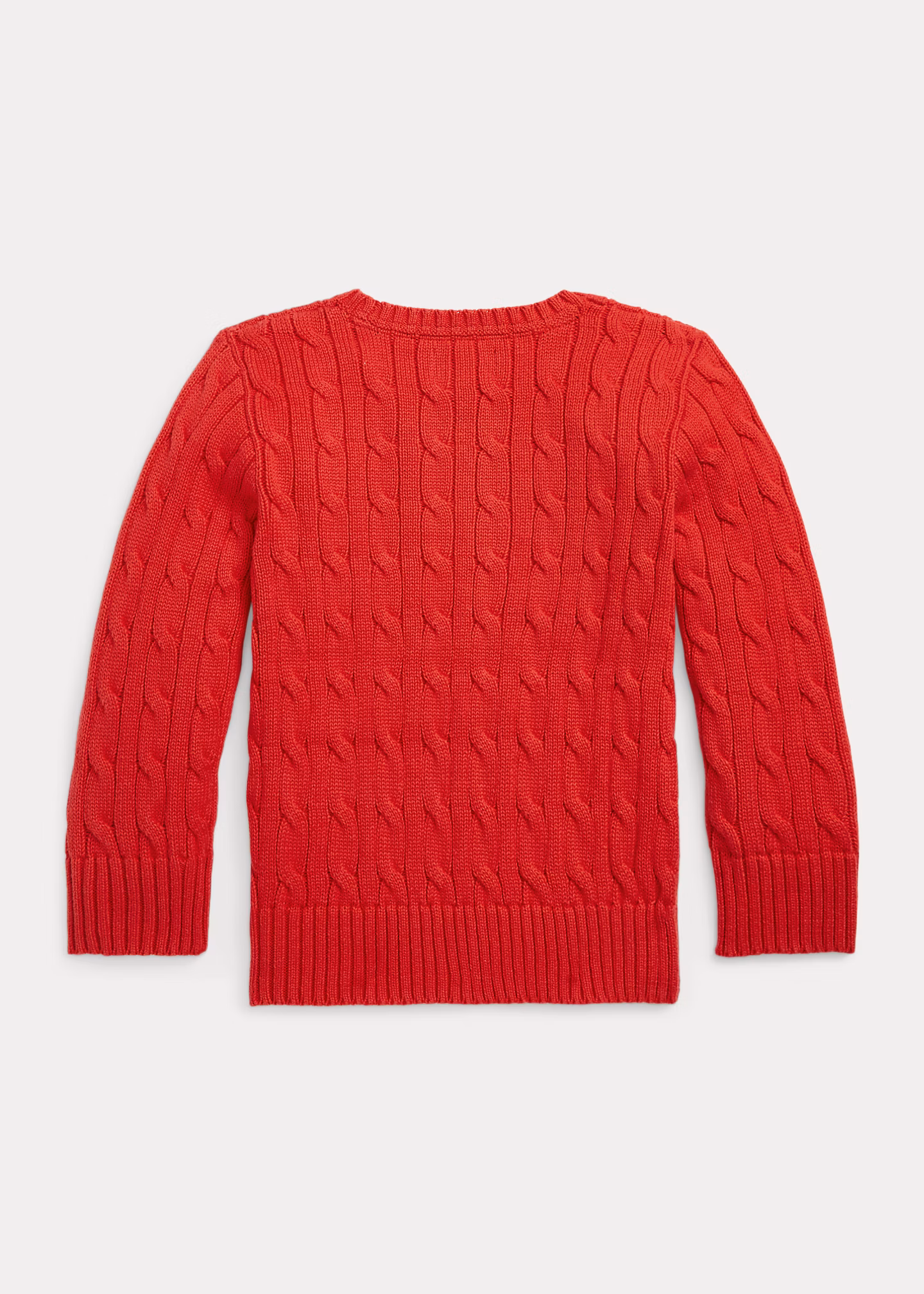 Baumwollpullover mit Zopfmuster - RALPH LAUREN OUTLET