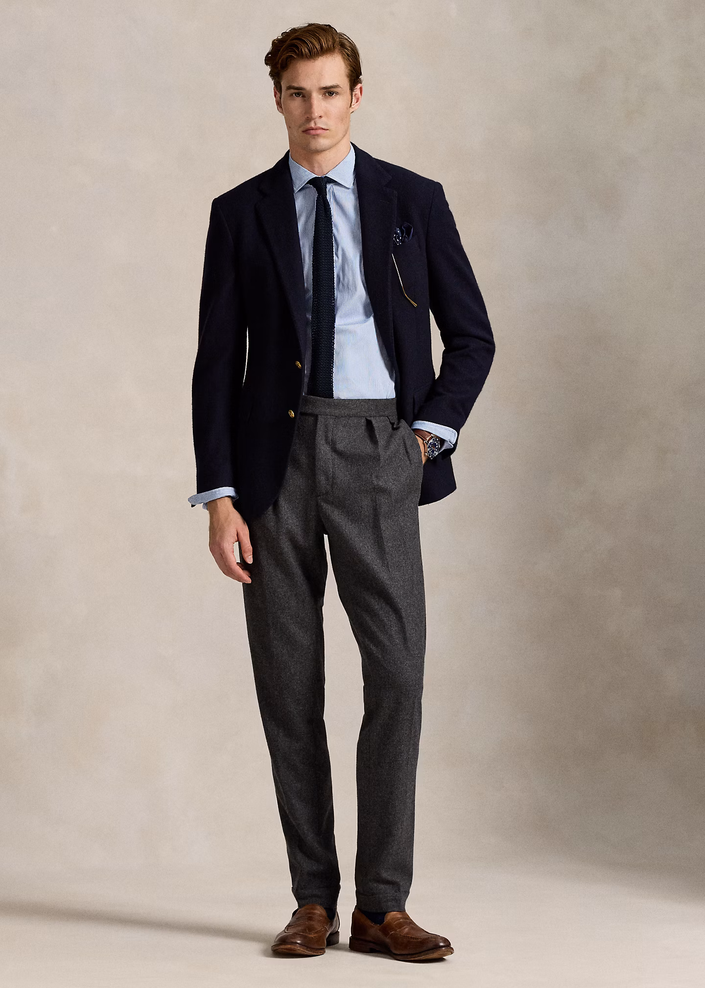 Custom-Fit Popelinehemd mit Streifen - RALPH LAUREN OUTLET