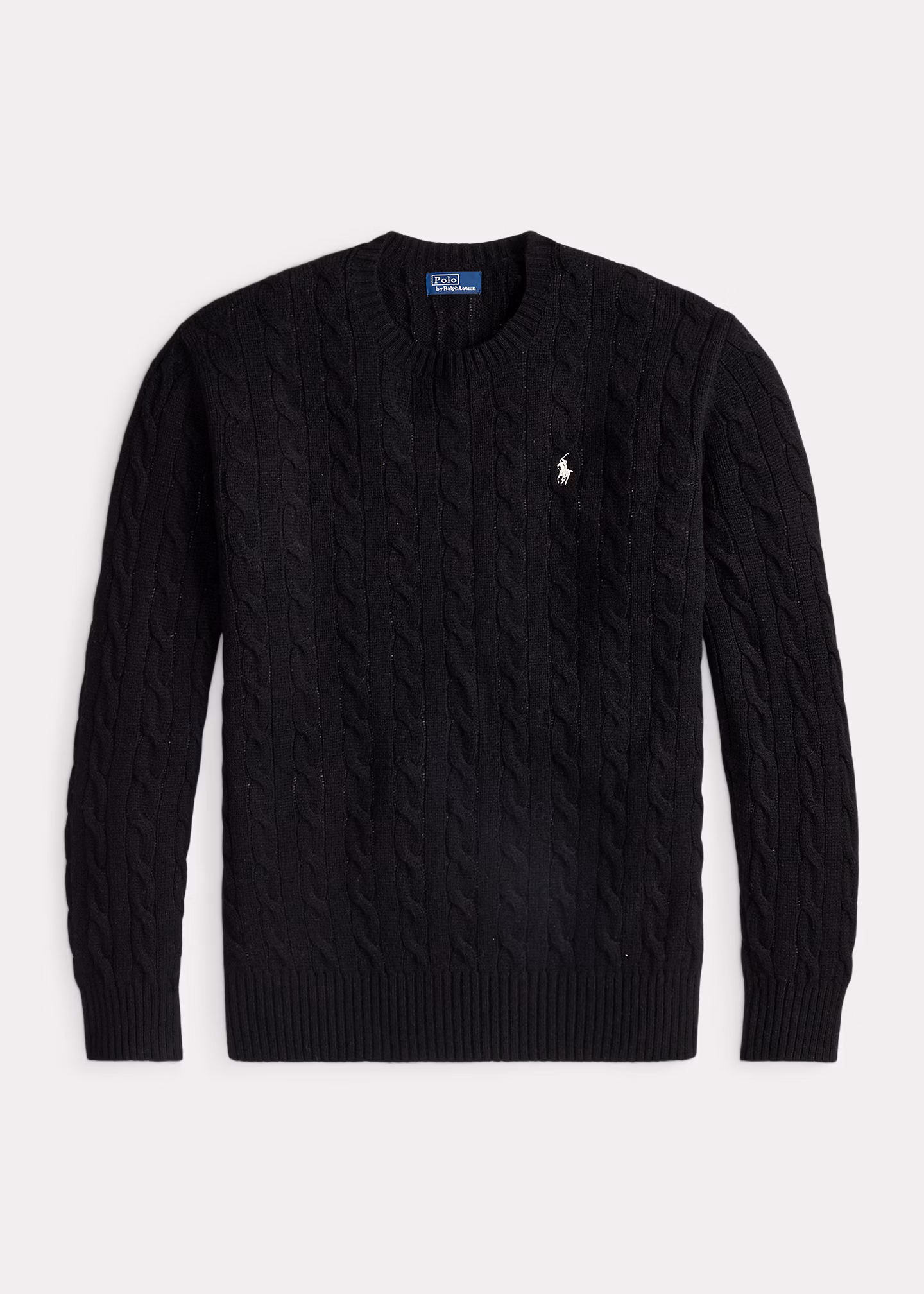 Woll-Kaschmir-Pullover mit Zopfmuster - RALPH LAUREN OUTLET