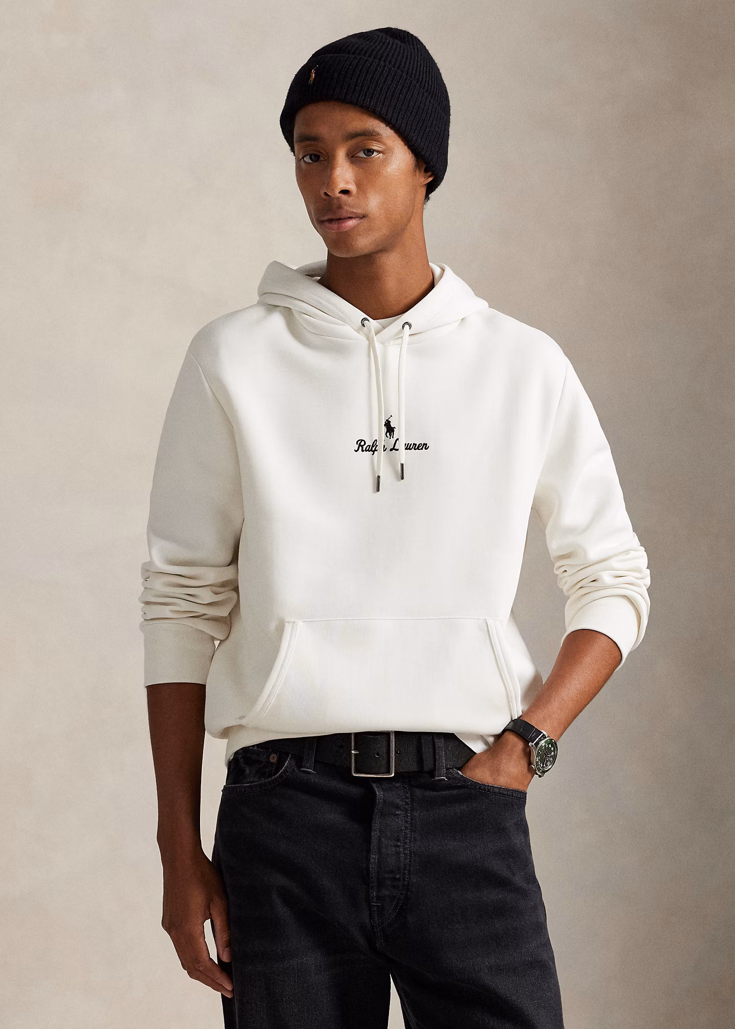 Doppellagige Kapuzenjacke mit Logo - RALPH LAUREN OUTLET