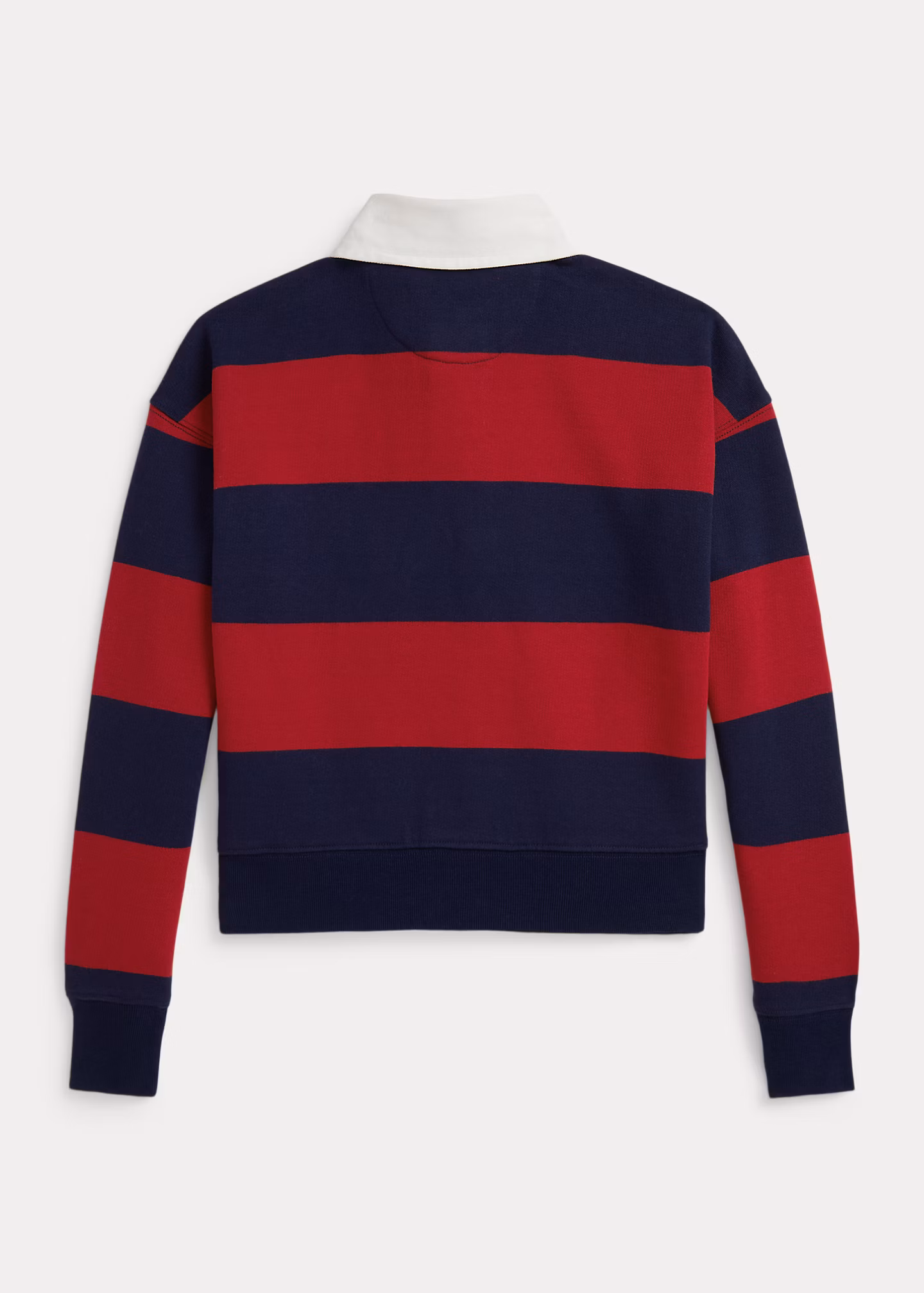 Gestreiftes Rugbyhemd aus Baumwollfleece - RALPH LAUREN OUTLET