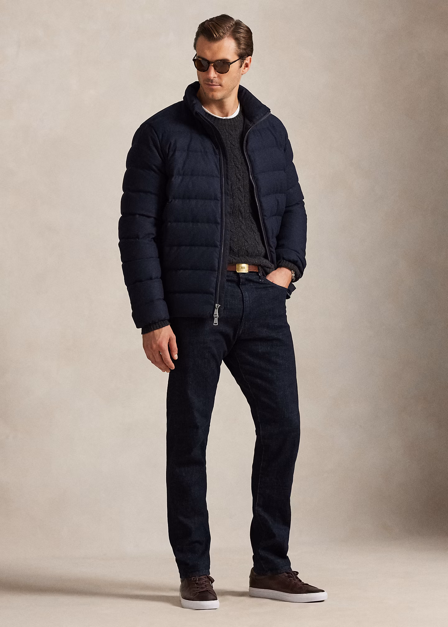 Die Fischgrat-Daunenjacke Colden - RALPH LAUREN OUTLET