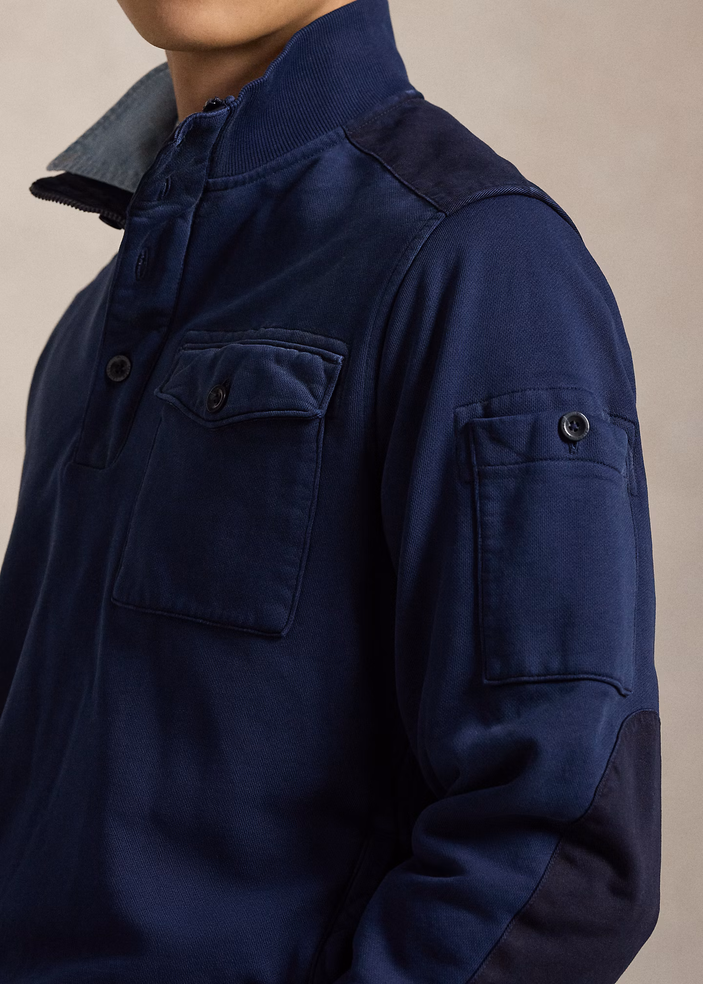 Utility-Sweatshirt aus Loopback-Fleece - RALPH LAUREN OUTLET