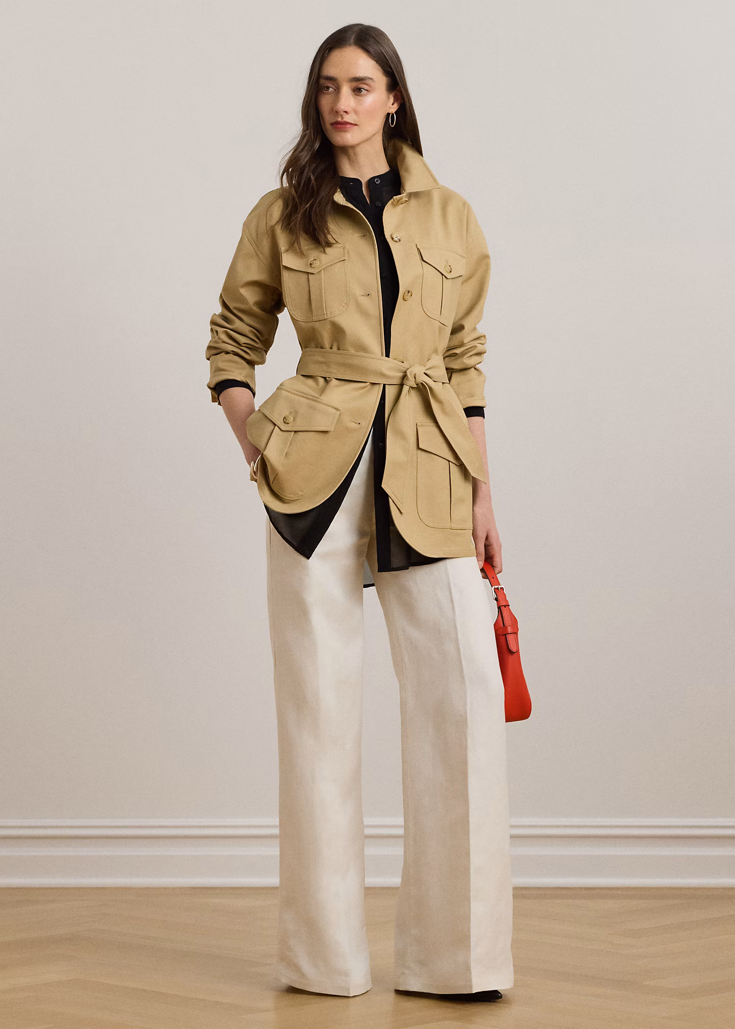 Twillhose mit weitem Bein - RALPH LAUREN OUTLET