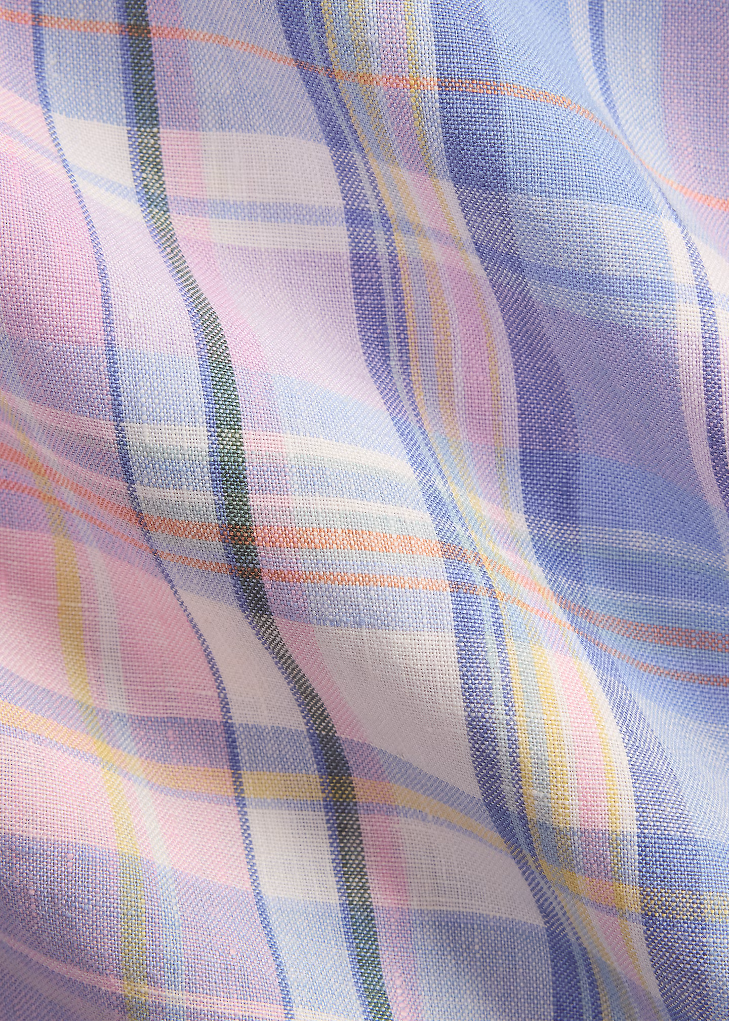 Classic-Fit Leinenhemd mit Karomuster - RALPH LAUREN OUTLET