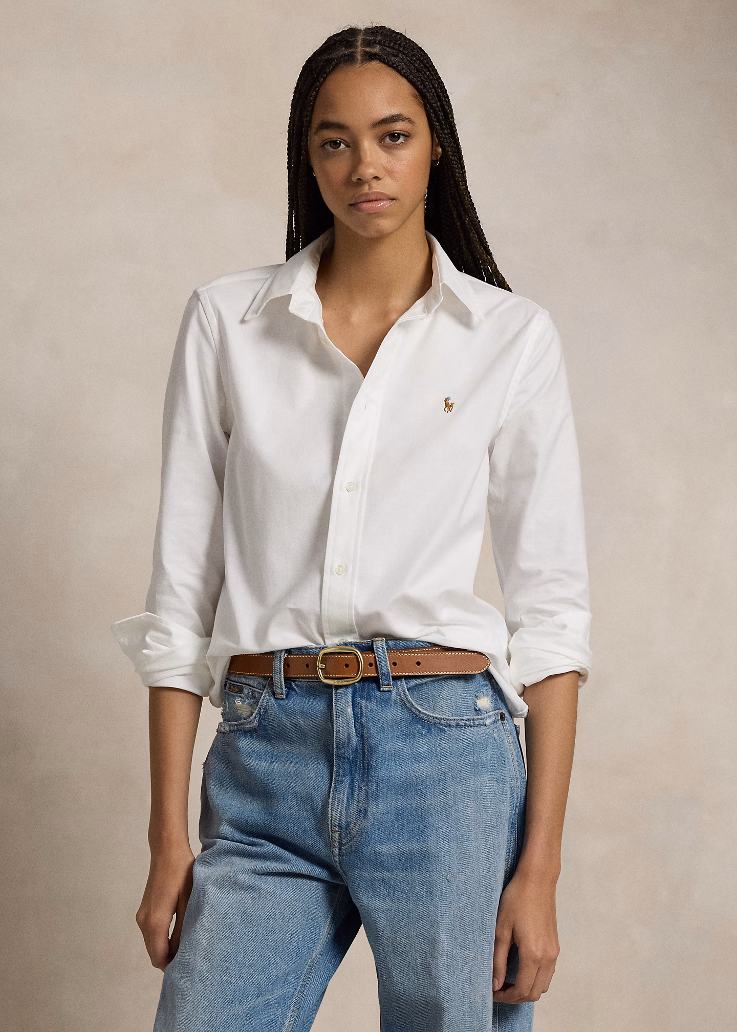 Stretch-Slim-Fit Oxfordhemd - RALPH LAUREN OUTLET