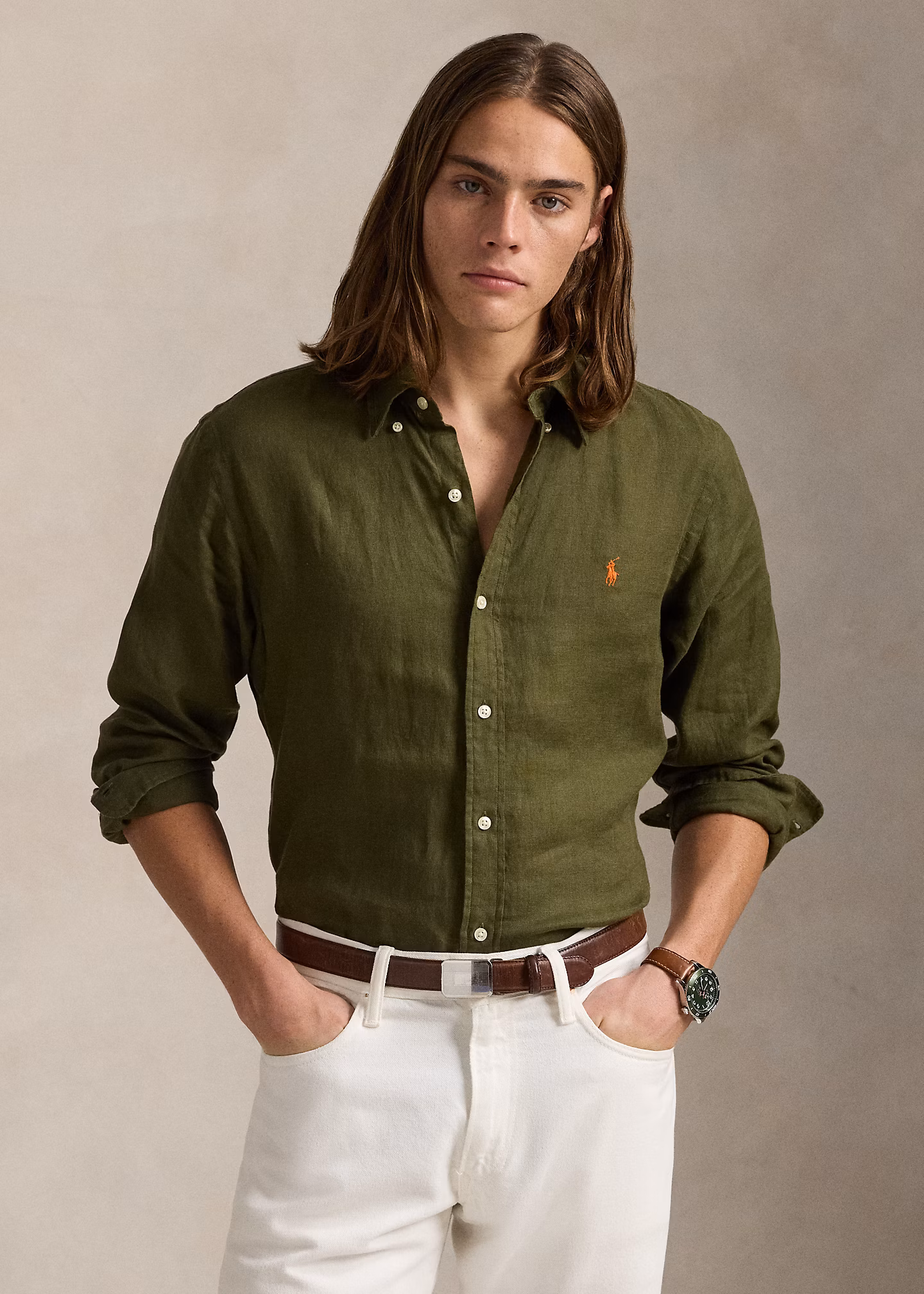 Custom-Fit Leinenhemd - RALPH LAUREN OUTLET