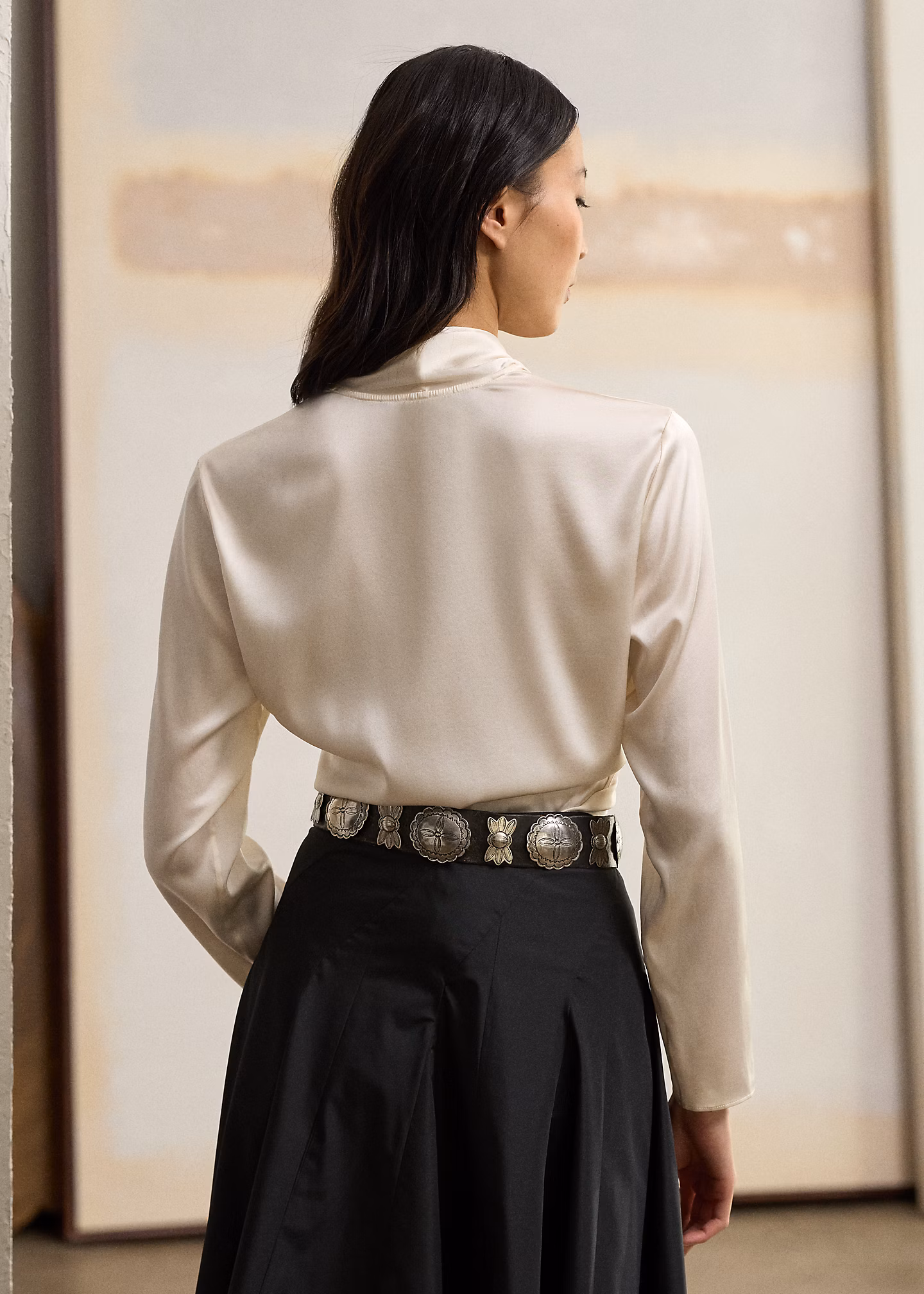 Wickelbluse Shea aus Seidencharmeuse - RALPH LAUREN OUTLET