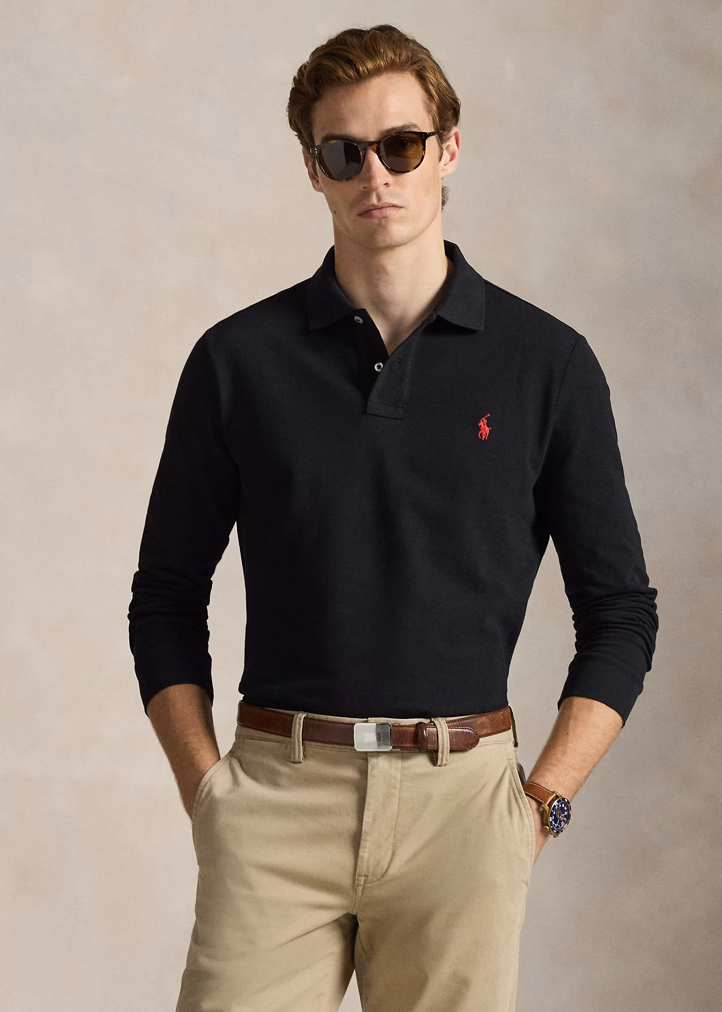 Custom-Slim-Fit Piqué-Poloshirt - RALPH LAUREN OUTLET