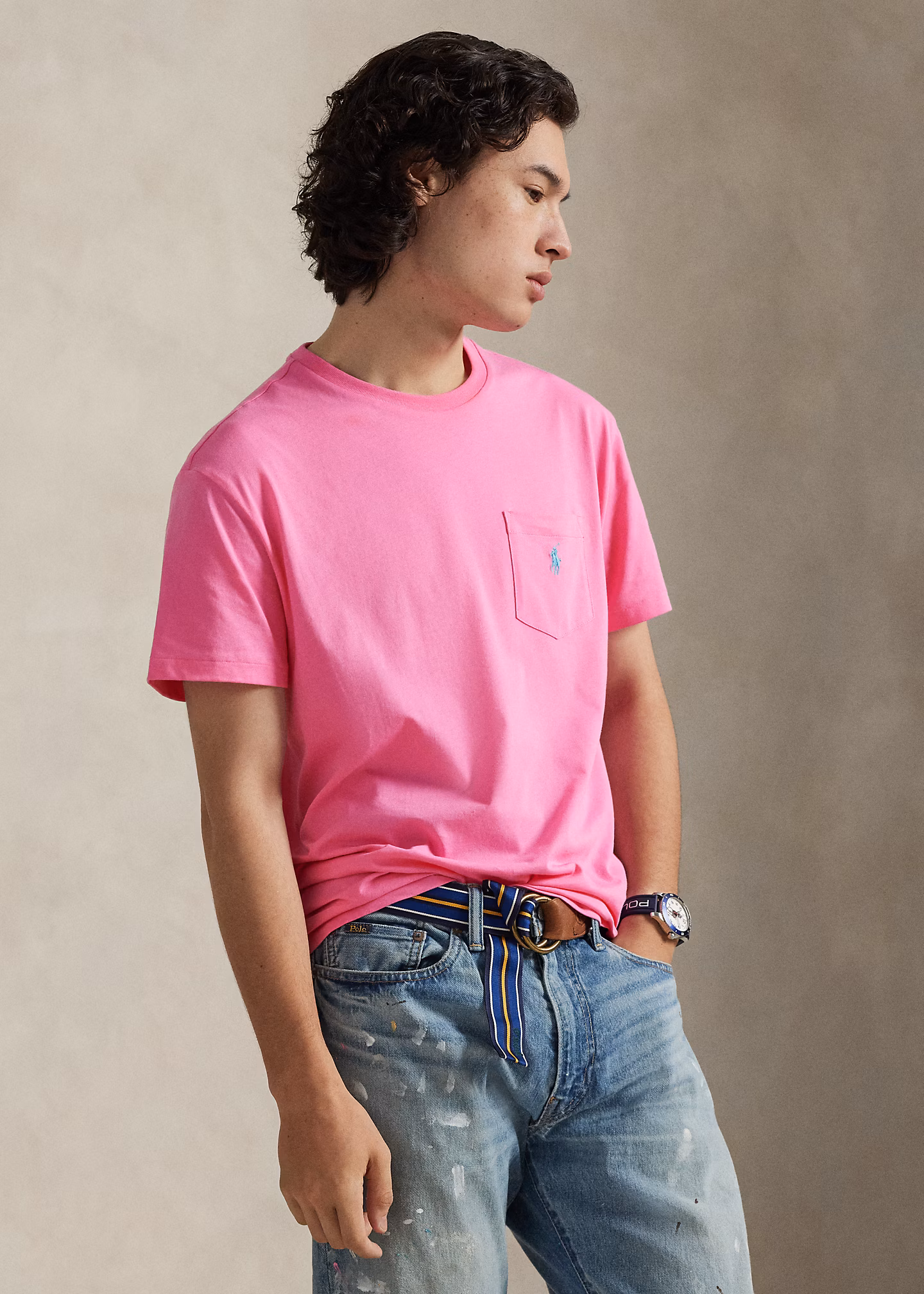Custom-Slim-Fit Jersey-T-Shirt - RALPH LAUREN OUTLET