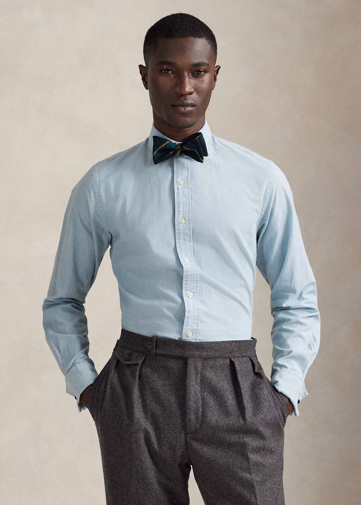 Custom-Fit Hemd mit Umschlagmanschetten - RALPH LAUREN OUTLET