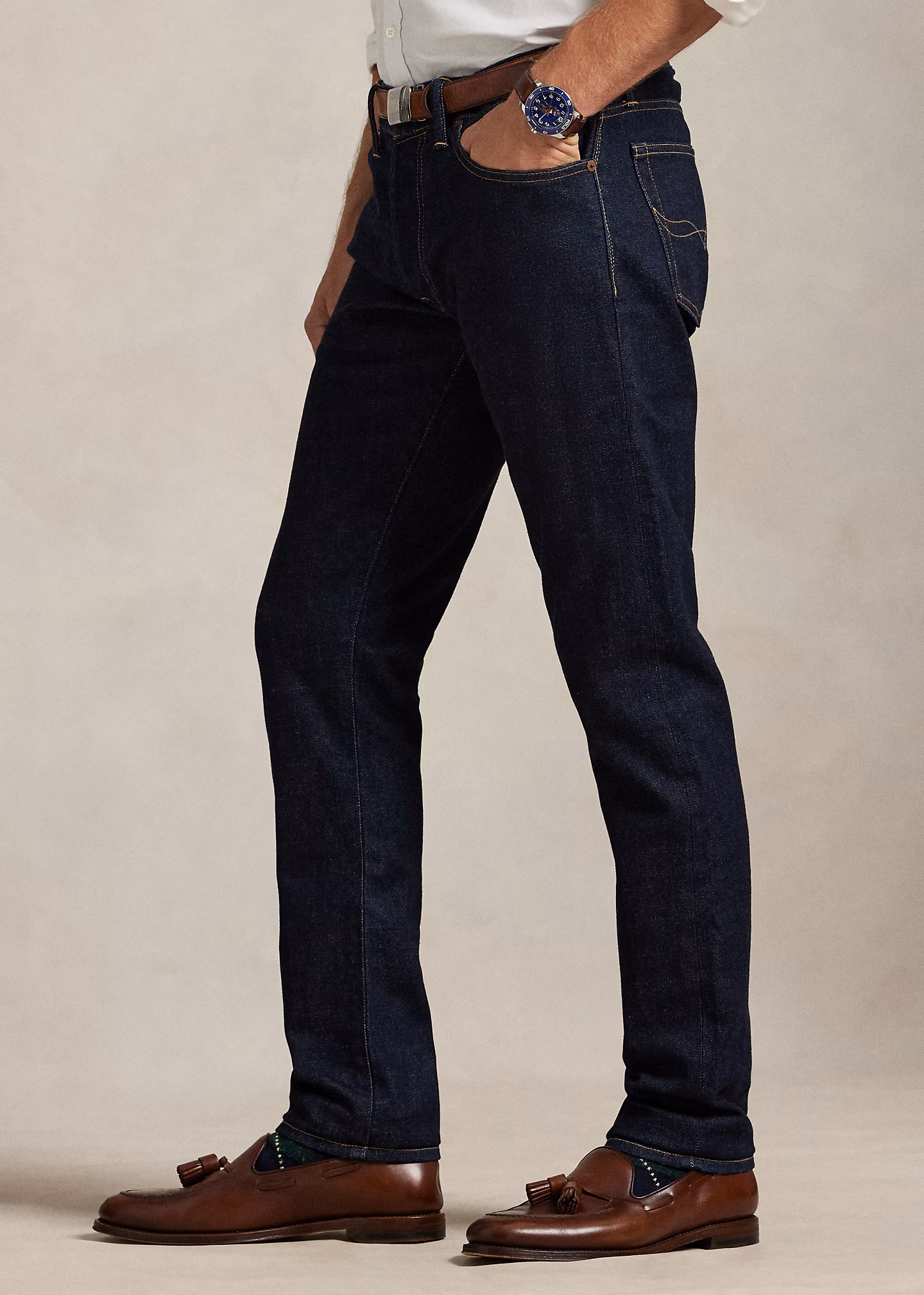 Sullivan Slim Stretch Selvedge Jean - RALPH LAUREN OUTLET