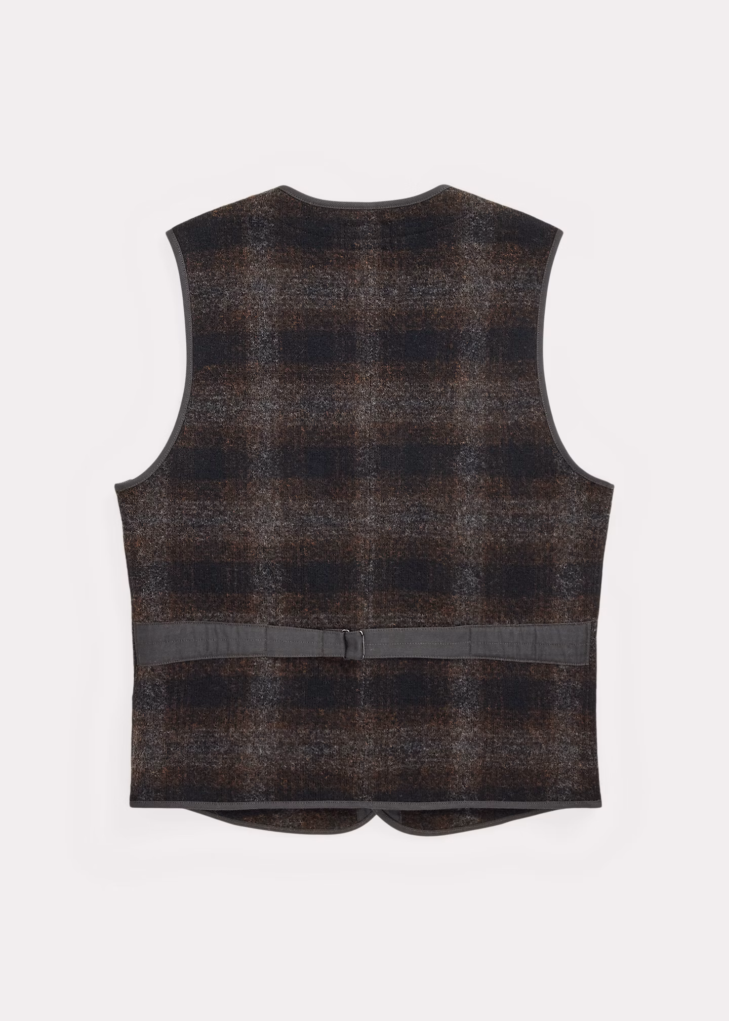 Karierte Woll-Baumwoll-Weste - RALPH LAUREN OUTLET