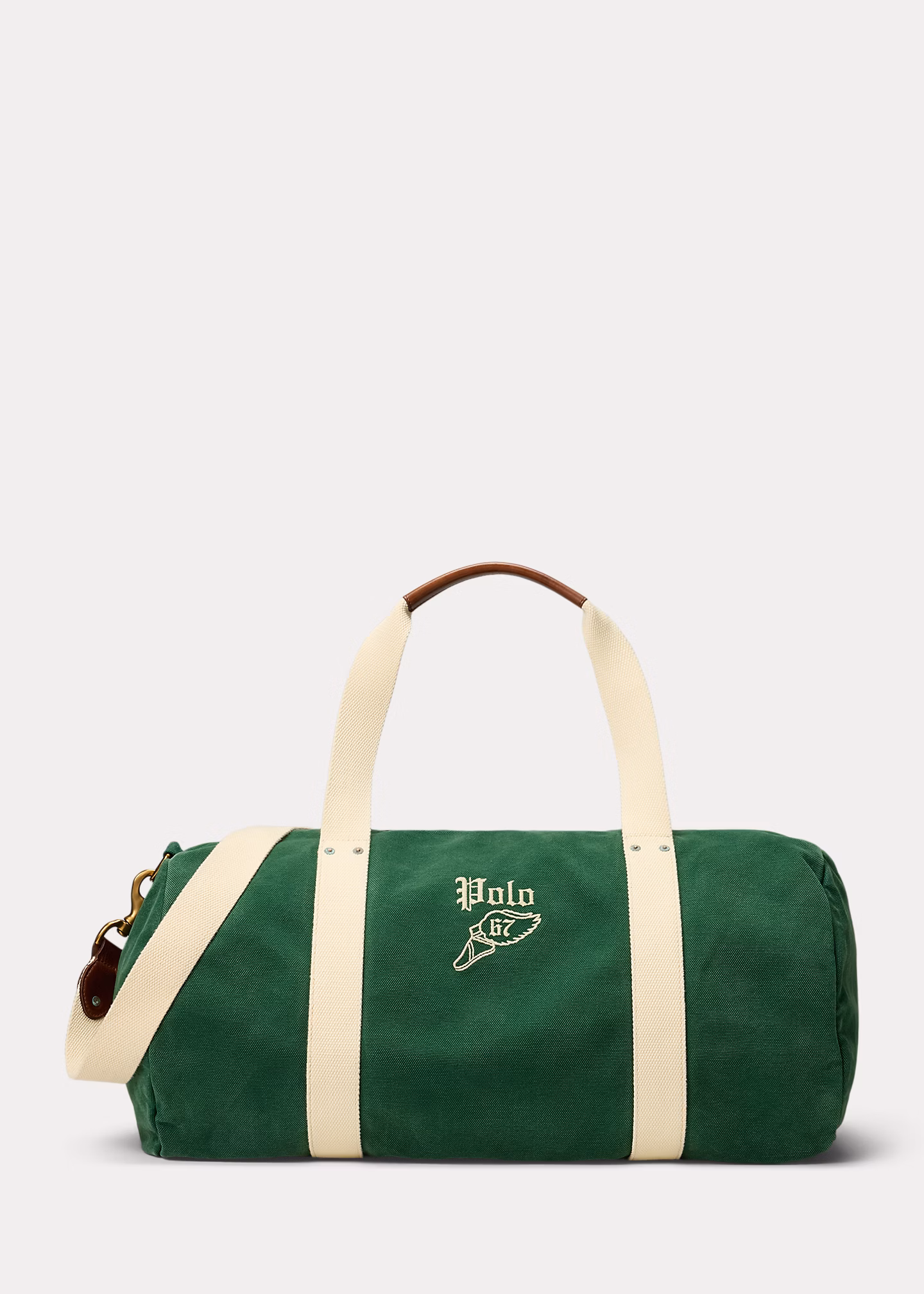 Bestickte Reisetasche aus Segeltuch - RALPH LAUREN OUTLET