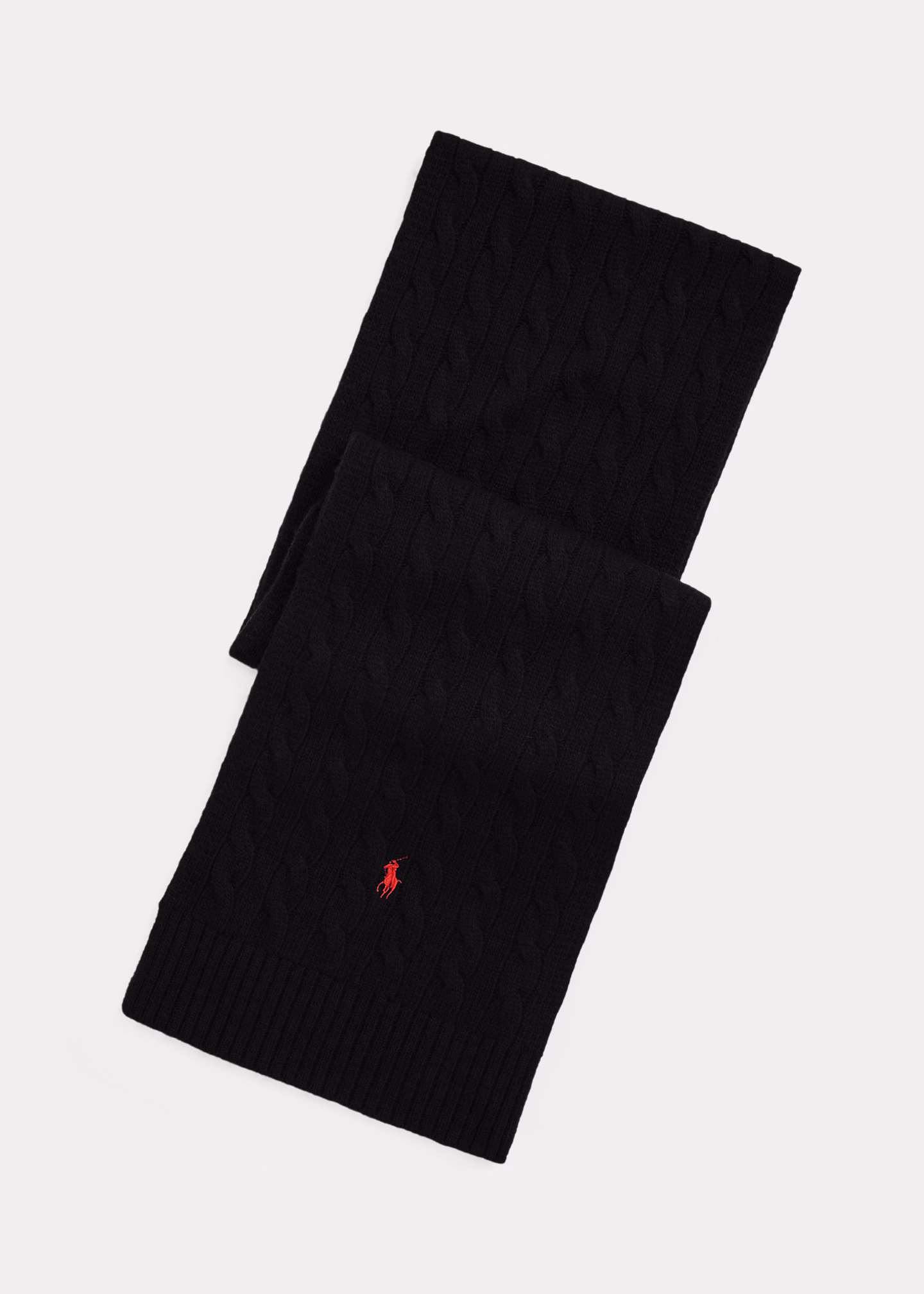 Zopfmuster-Schal aus Wollmischung - RALPH LAUREN OUTLET