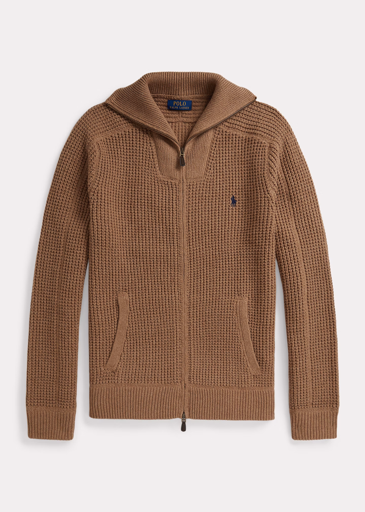 Strickjacke aus Waffelpiqué - RALPH LAUREN OUTLET