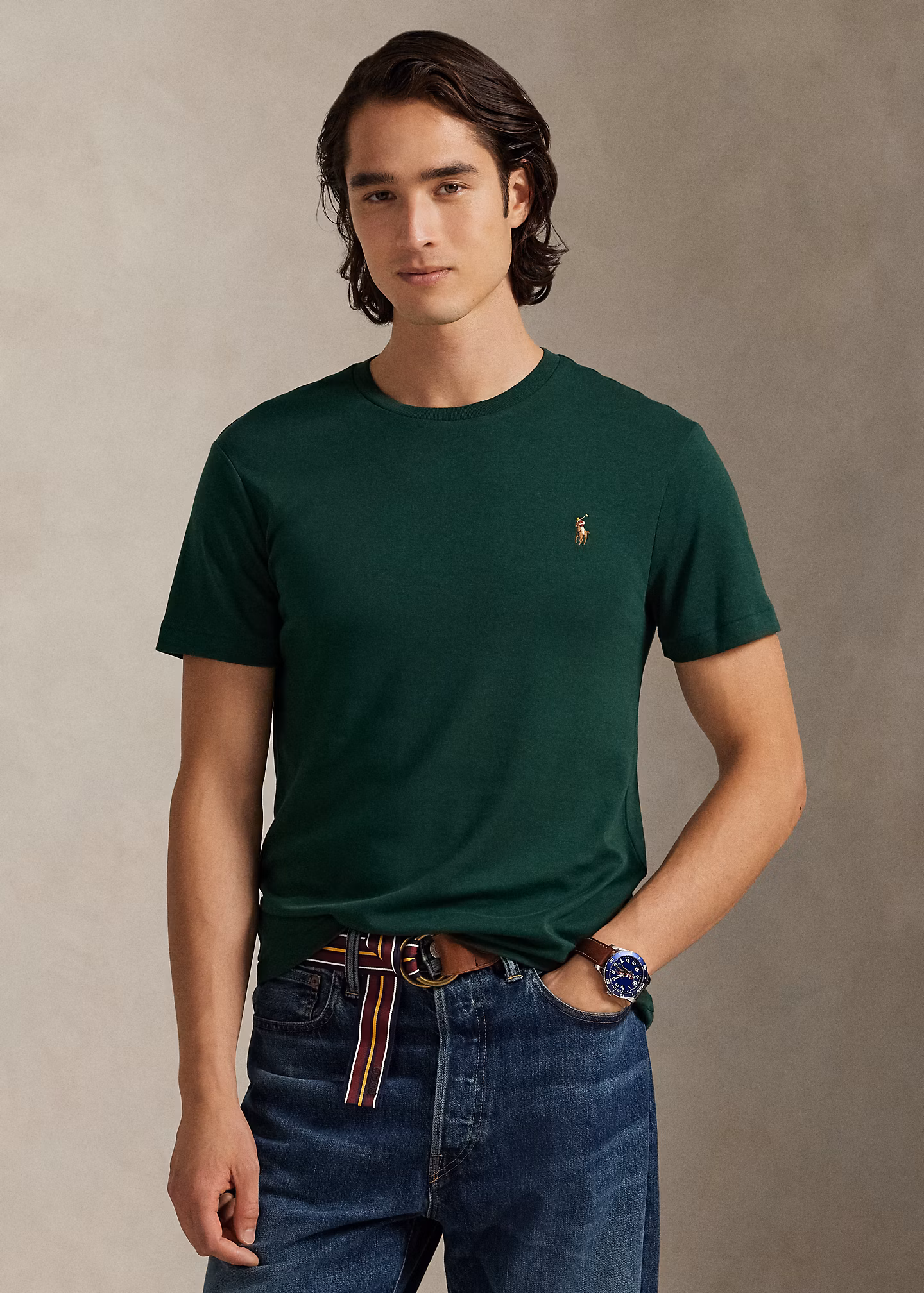 Weiches Custom-Slim-Fit T-Shirt - RALPH LAUREN OUTLET