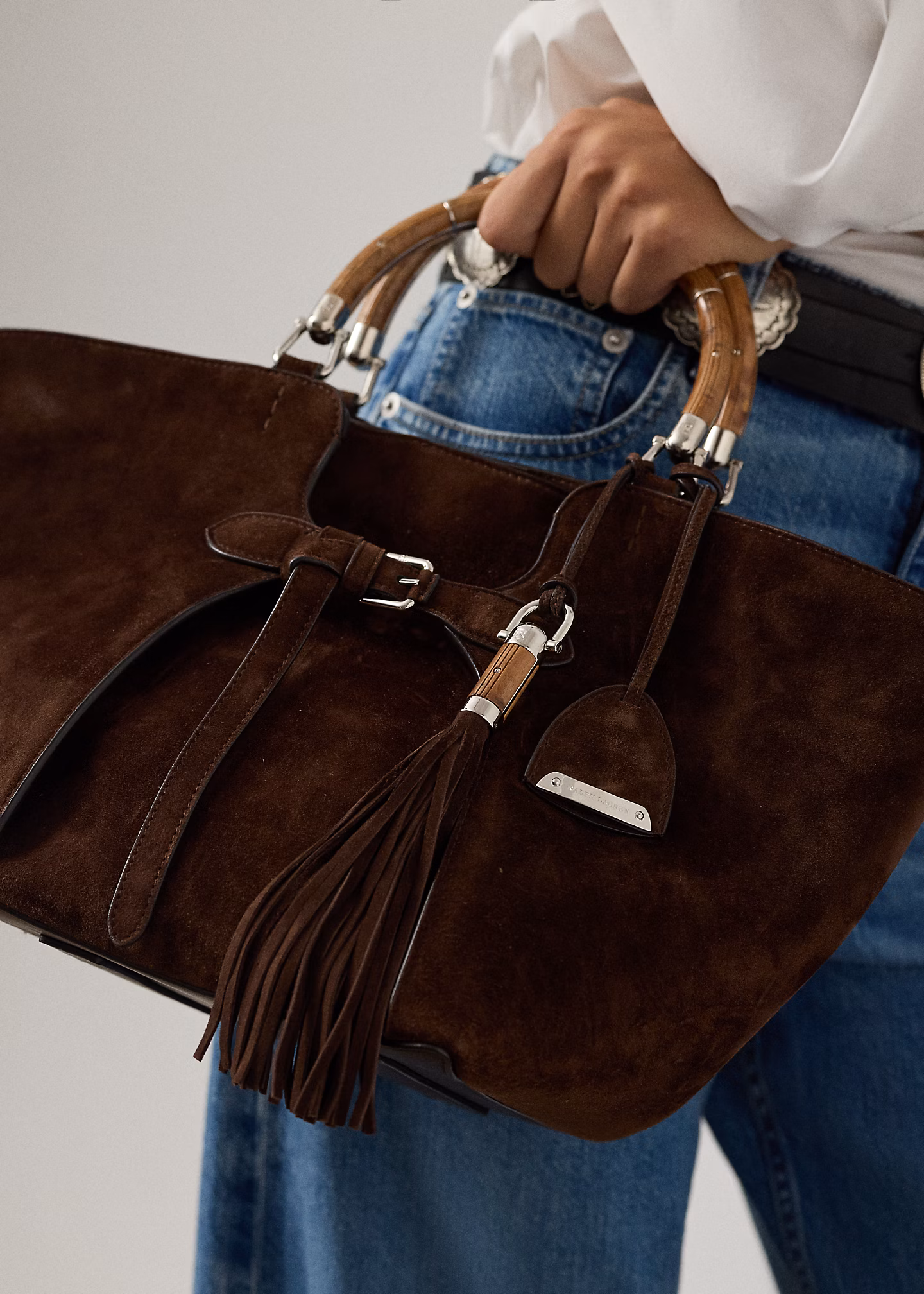 Taschenanhänger Ralph aus Kalbswildleder - RALPH LAUREN OUTLET