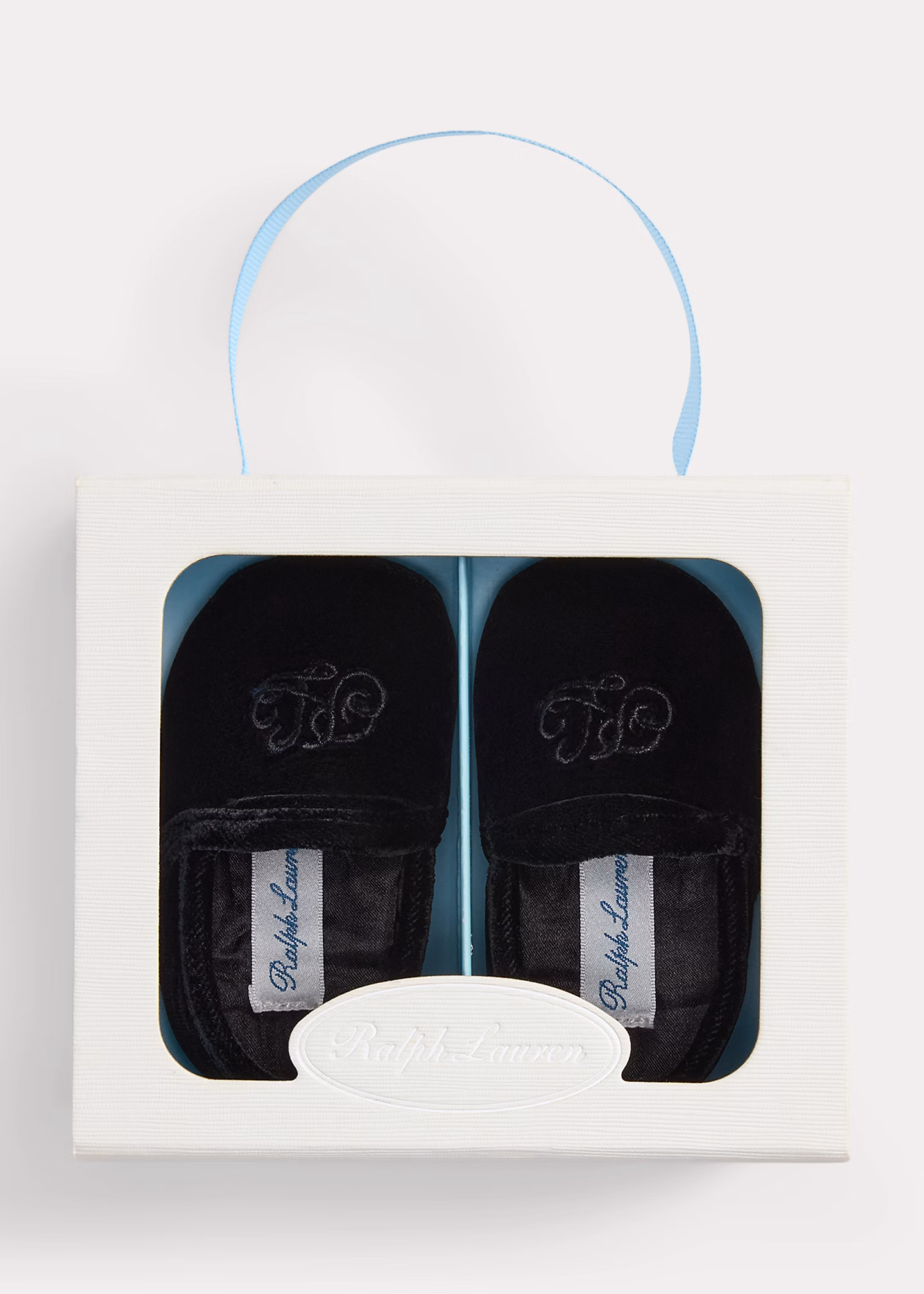 Bestickte Samtslipper Ash - RALPH LAUREN OUTLET