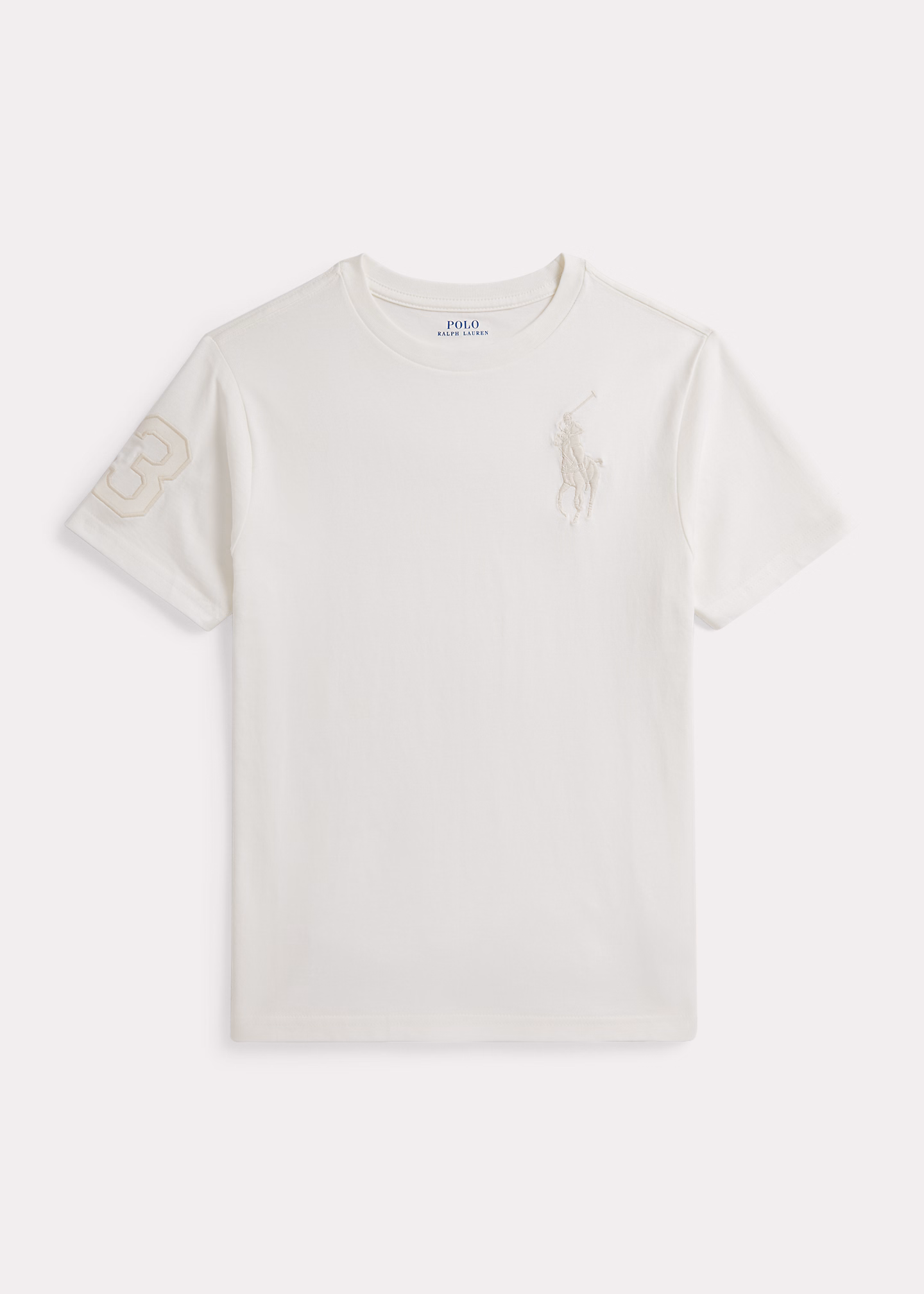 T-Shirt aus Baumwolljersey mit Big Pony - RALPH LAUREN OUTLET