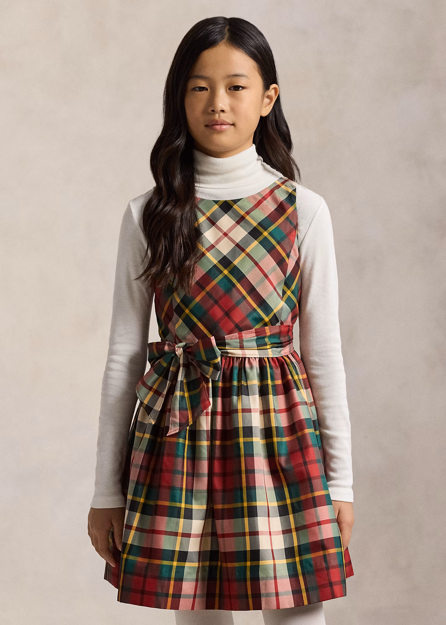 Kariertes Taftkleid - RALPH LAUREN OUTLET