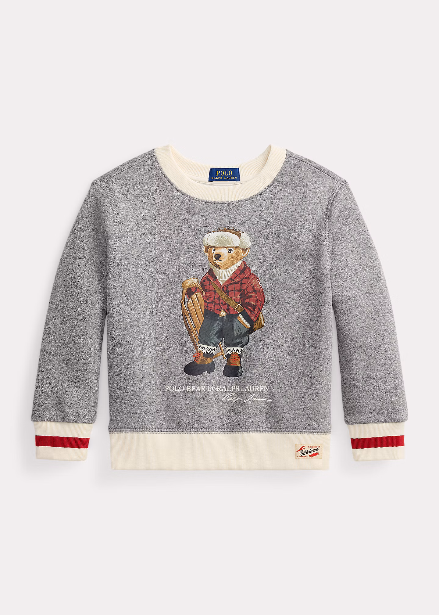 Fleece-Sweatshirt mit Polo Bear - RALPH LAUREN OUTLET