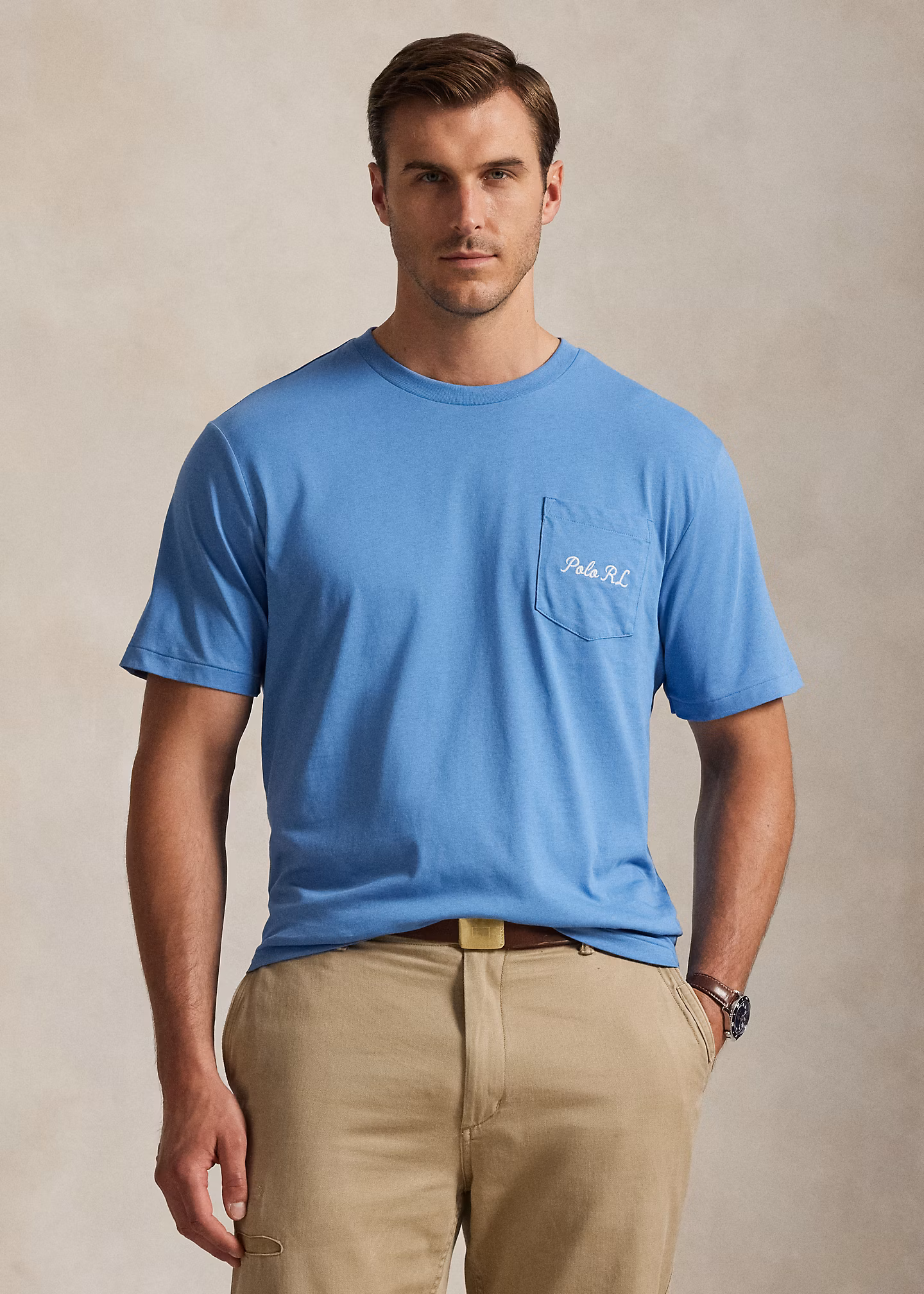 Jersey-T-Shirt mit Polo Bear - RALPH LAUREN OUTLET