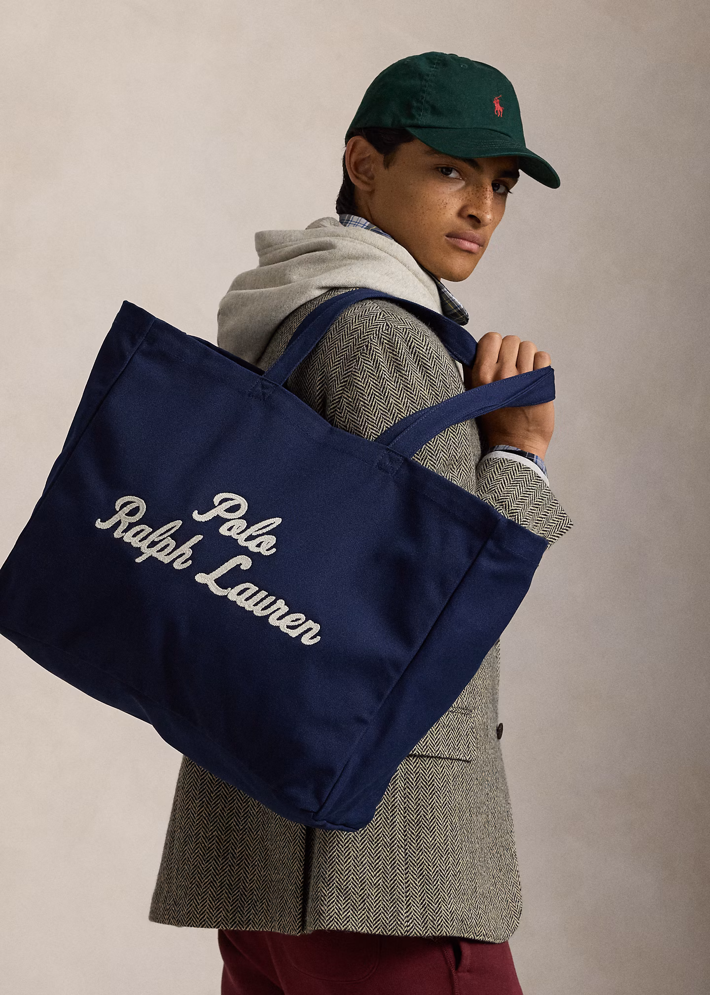 Bestickte Segeltuchtragetasche - RALPH LAUREN OUTLET